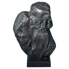 John W. Mills (1933-2023) Abstract Michelangelo Bust Maquette
