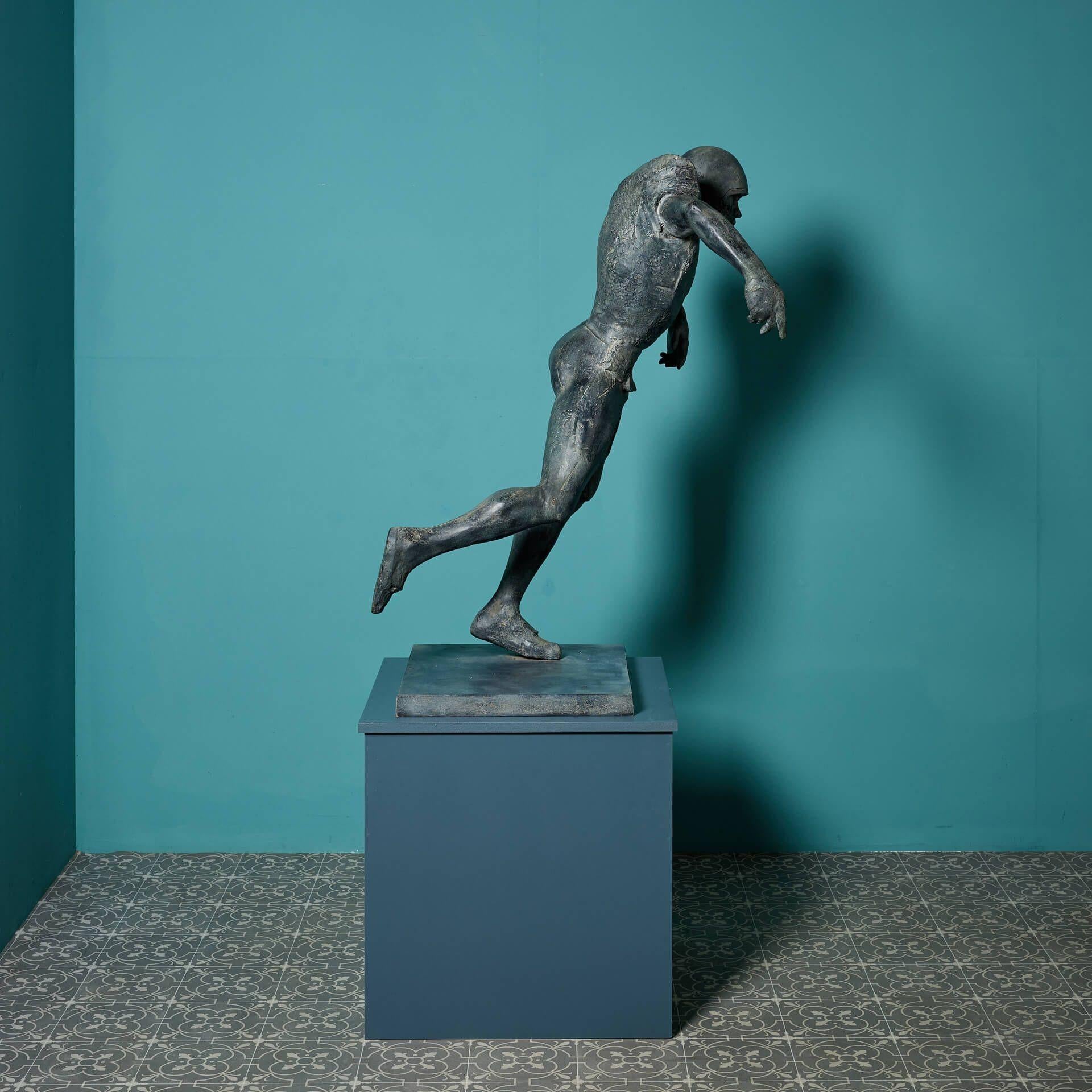 Scultura patinata di John W. Mills (1933-2023) 