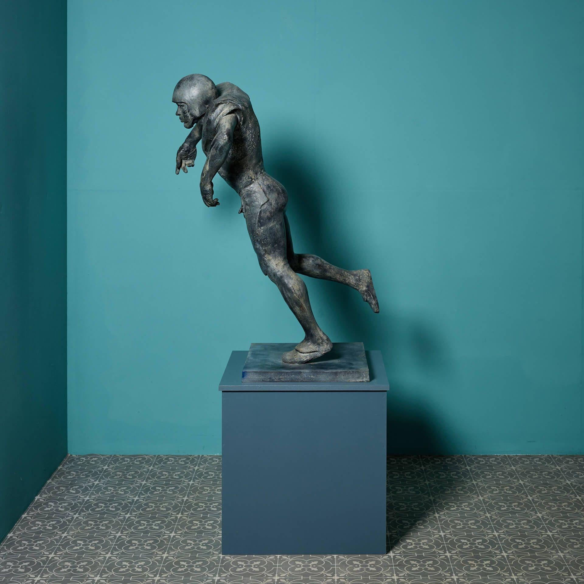 Resina Scultura patinata di John W. Mills (1933-2023) 