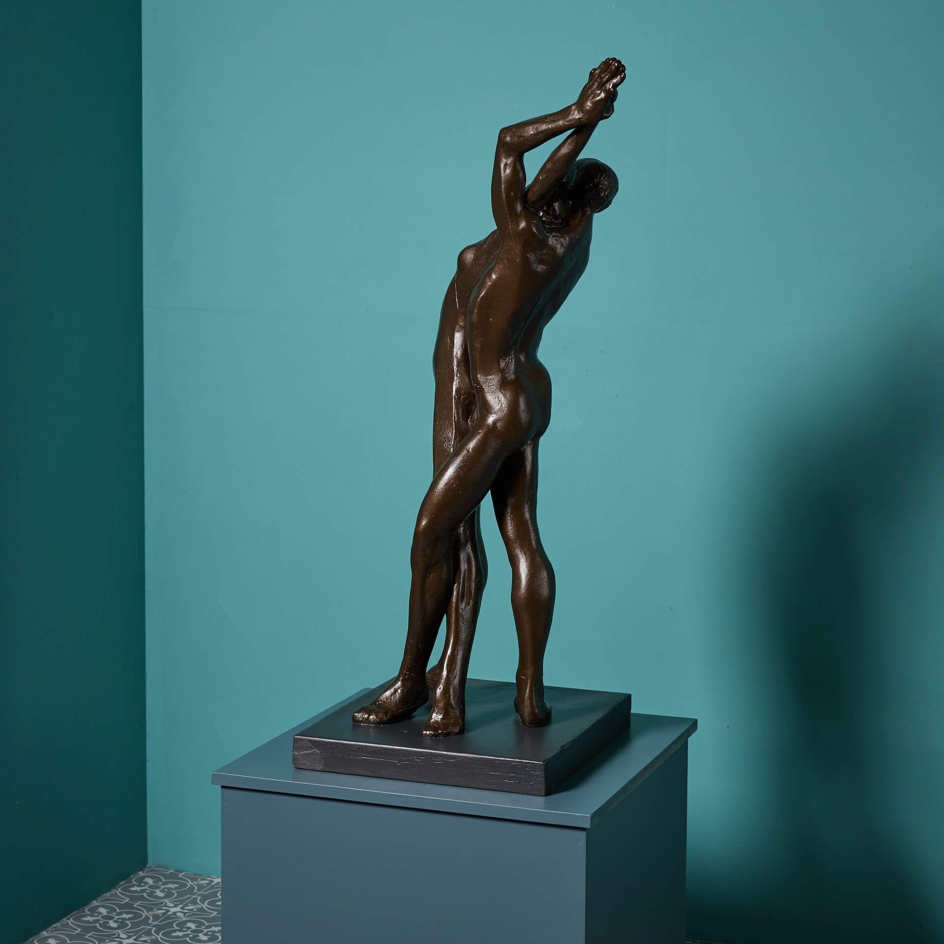 John W. Mills (1933-2023) Maquette d'artiste d'un couple en train de danser en vente 1