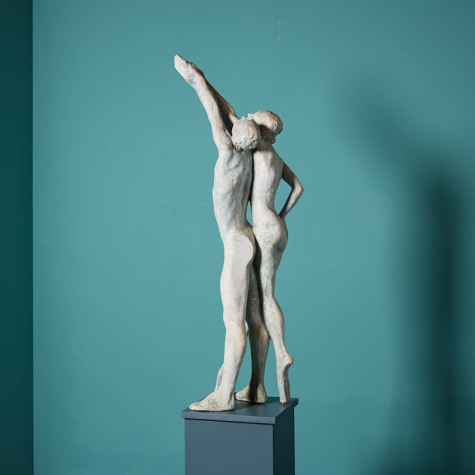 XX secolo John W. Mills (1933-2023) Maquette d'artista di una coppia di ballerini in vendita