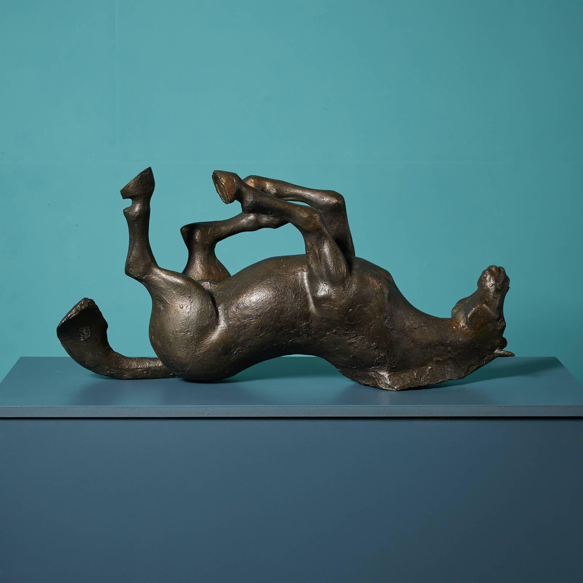 Resina John W. Mills (1933-2023) Scultura in bronzo di 