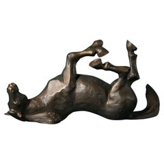 John W. Mills (1933-2023) Bronzed Sculpture of ‘Rolling Horse'