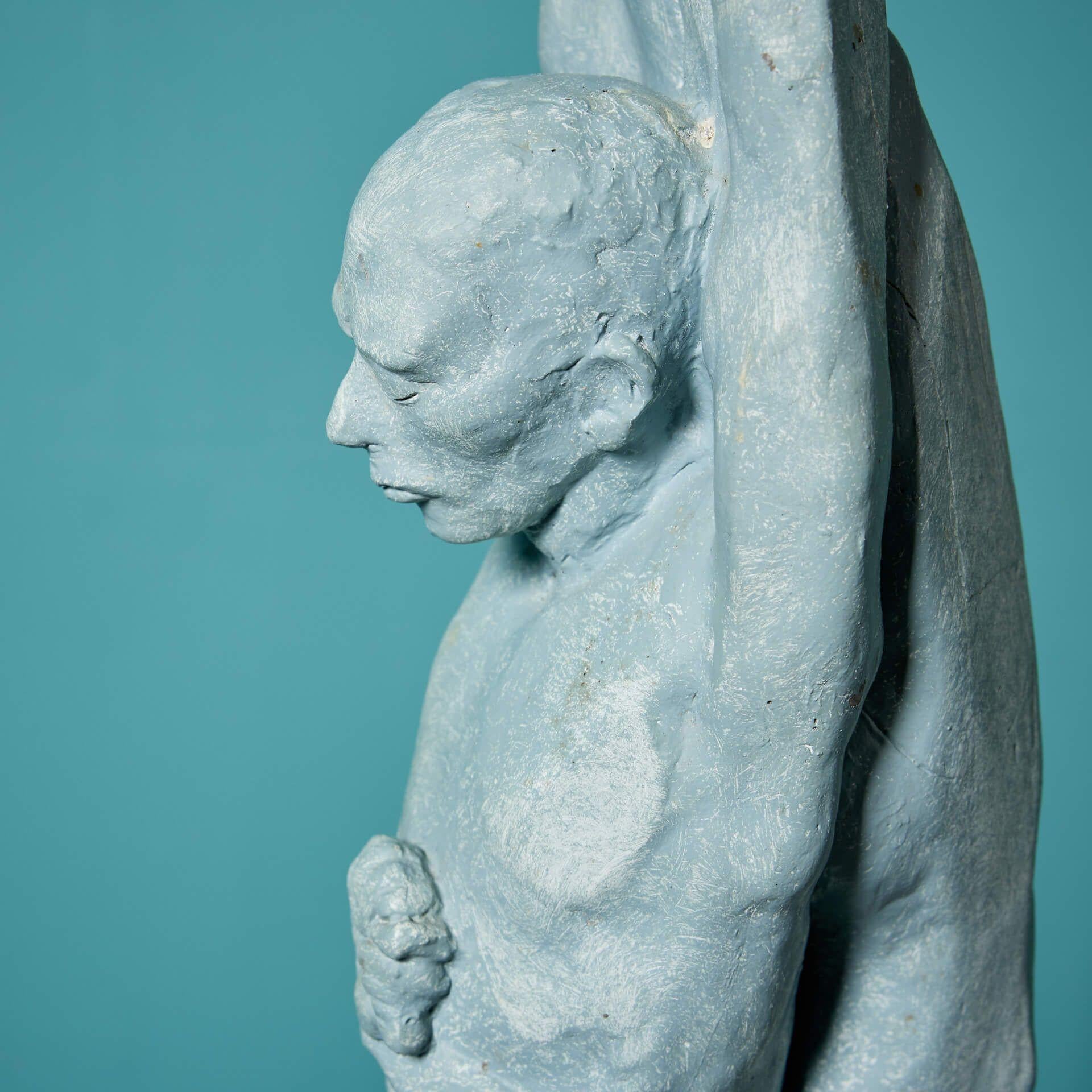 Mid-Century Modern John W Mills (1933-2023) 'Dancers - Female Inverted' Figurative Sculpture For Sale