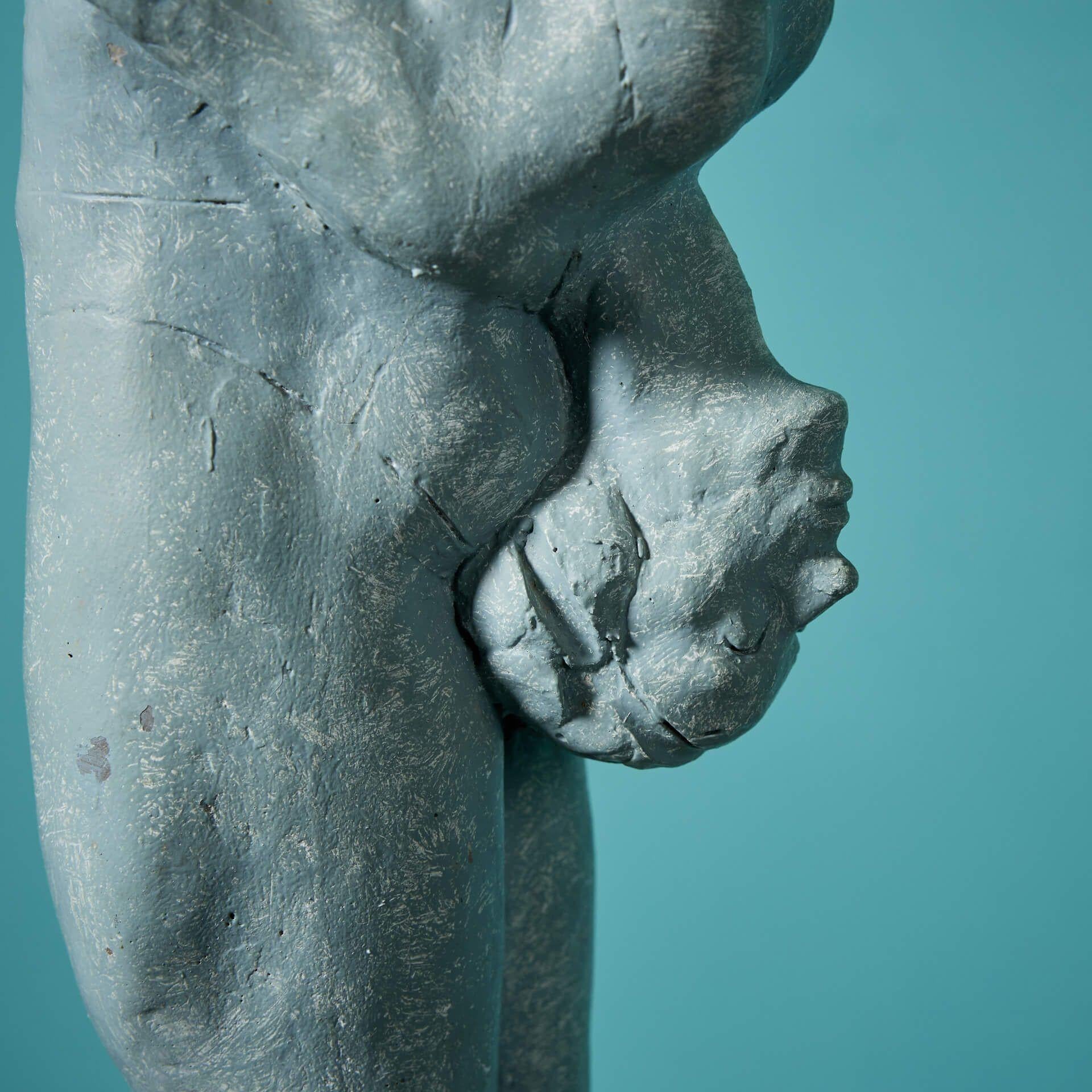 English John W Mills (1933-2023) 'Dancers - Female Inverted' Figurative Sculpture For Sale