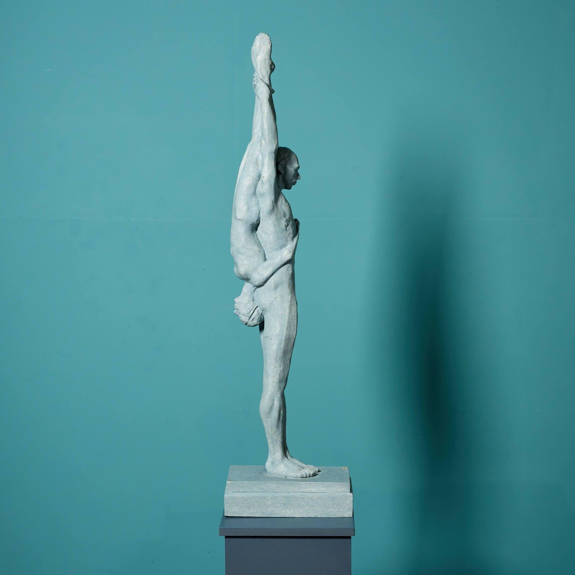 20th Century John W Mills (1933-2023) 'Dancers - Female Inverted' Figurative Sculpture For Sale