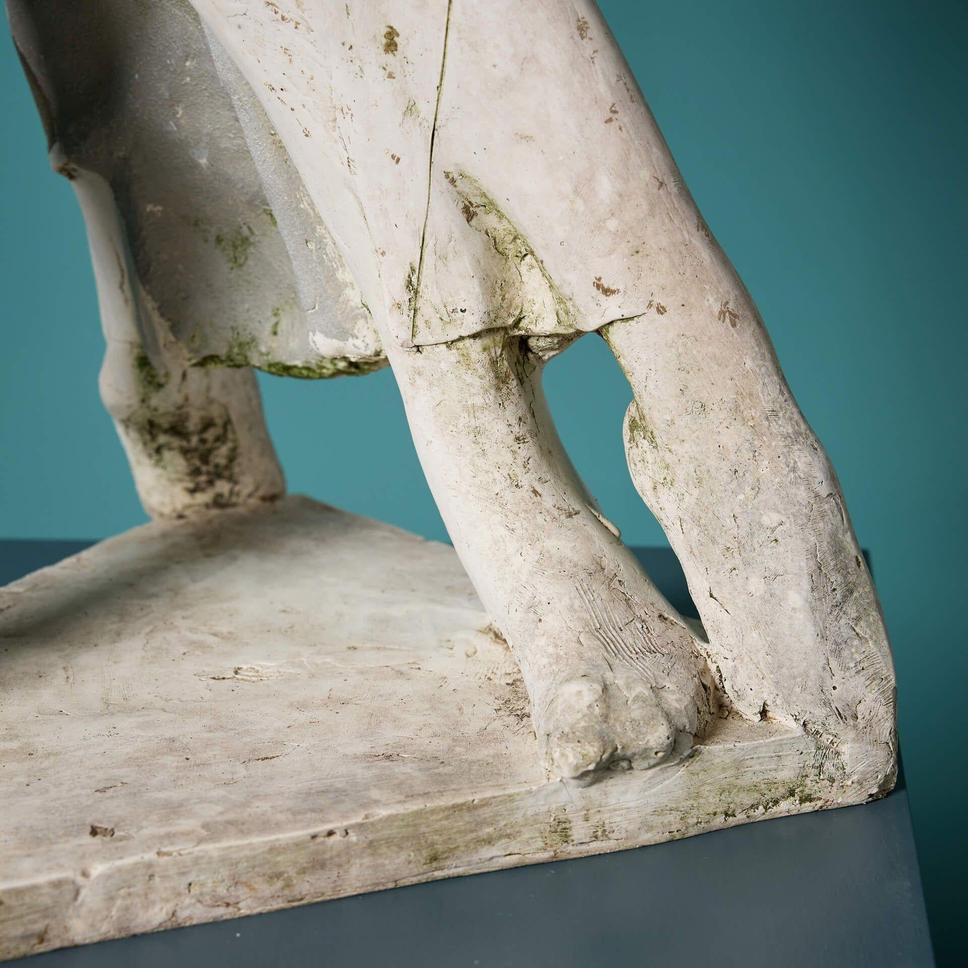 20th Century John W. Mills (1933-2023) 'Harlequin & Columbine' Dancers Sculpture For Sale