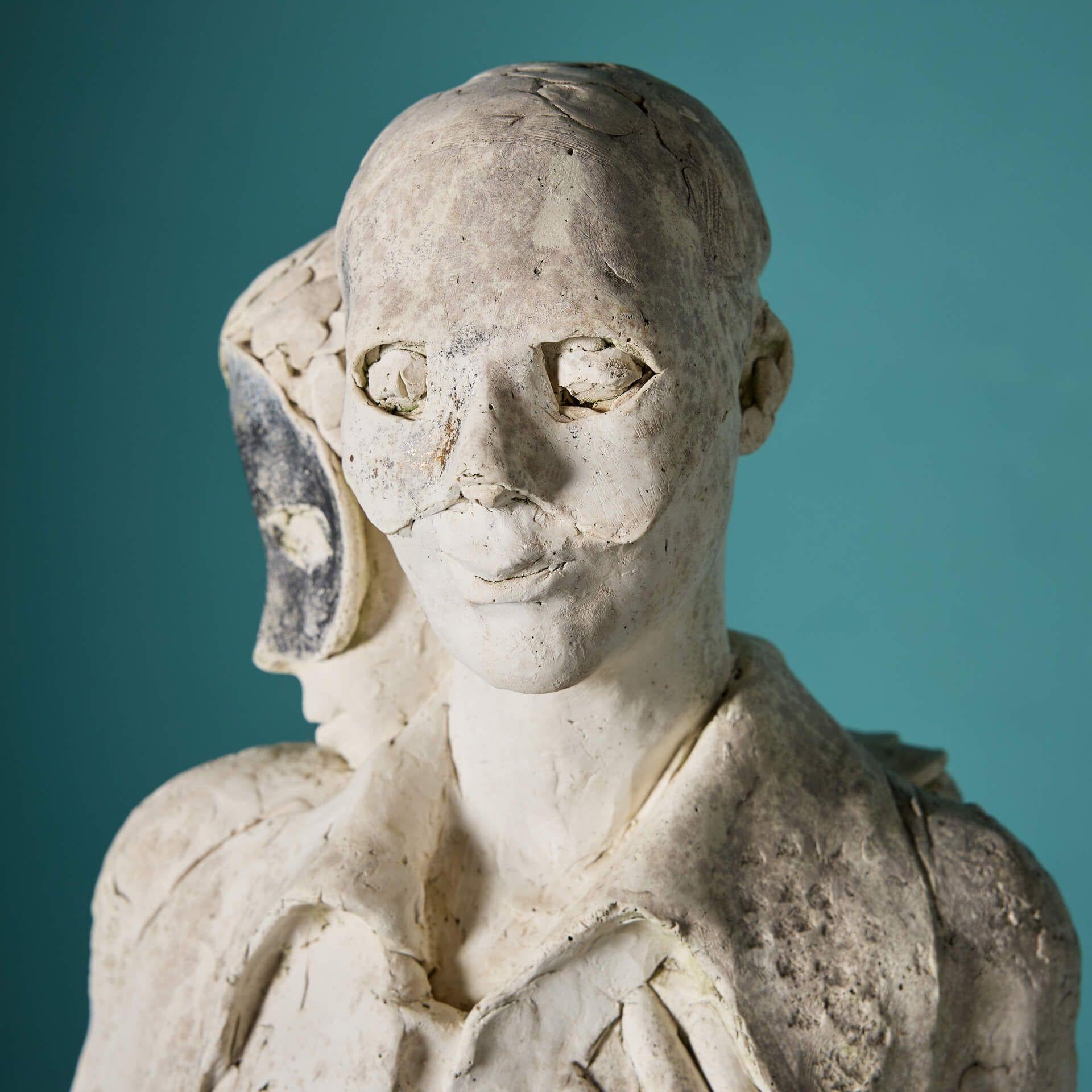 Mid-Century moderno John W. Mills (1933-2023) Maquette di scultura dei ballerini di Arlecchino in vendita