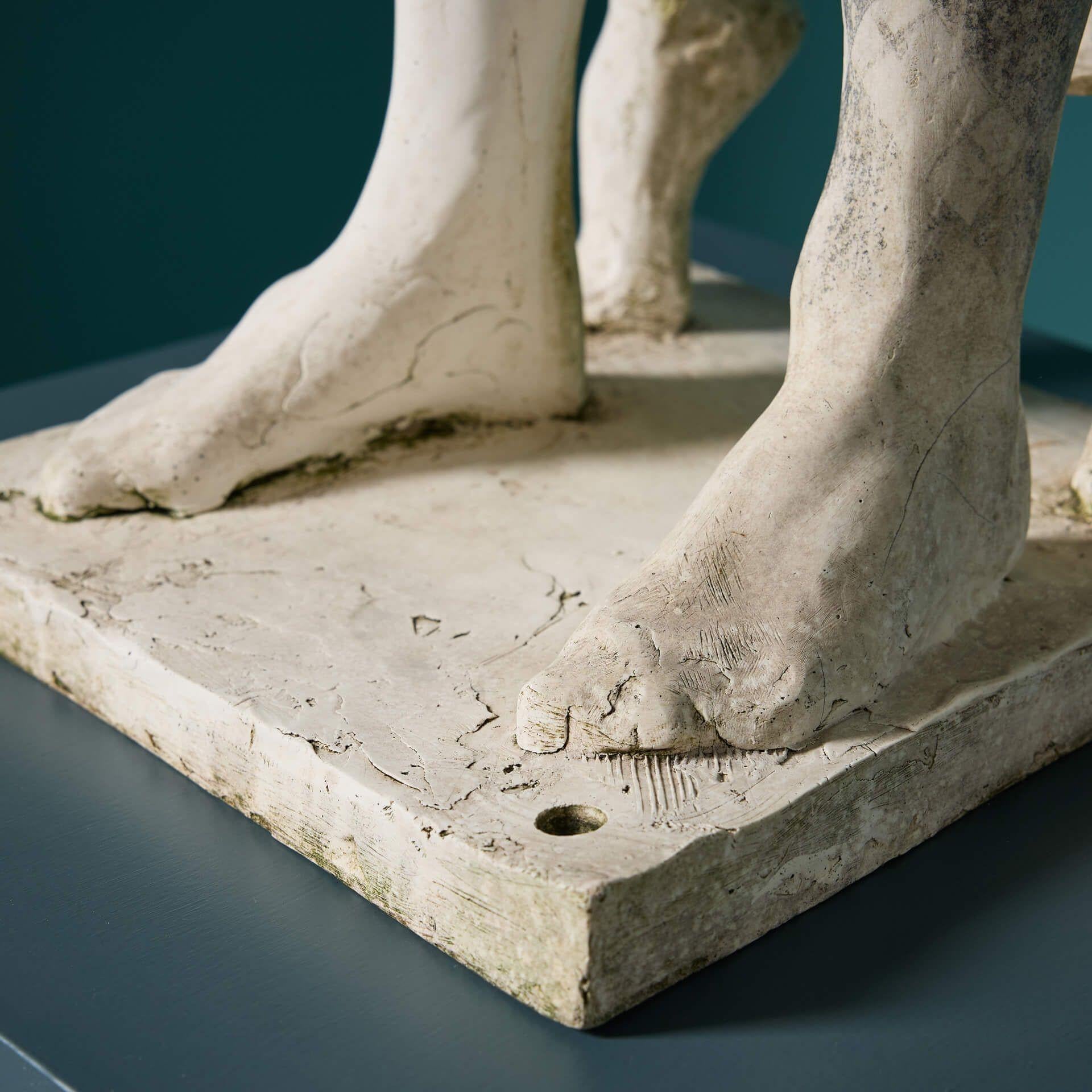 Fatto a mano John W. Mills (1933-2023) Maquette di scultura dei ballerini di Arlecchino in vendita