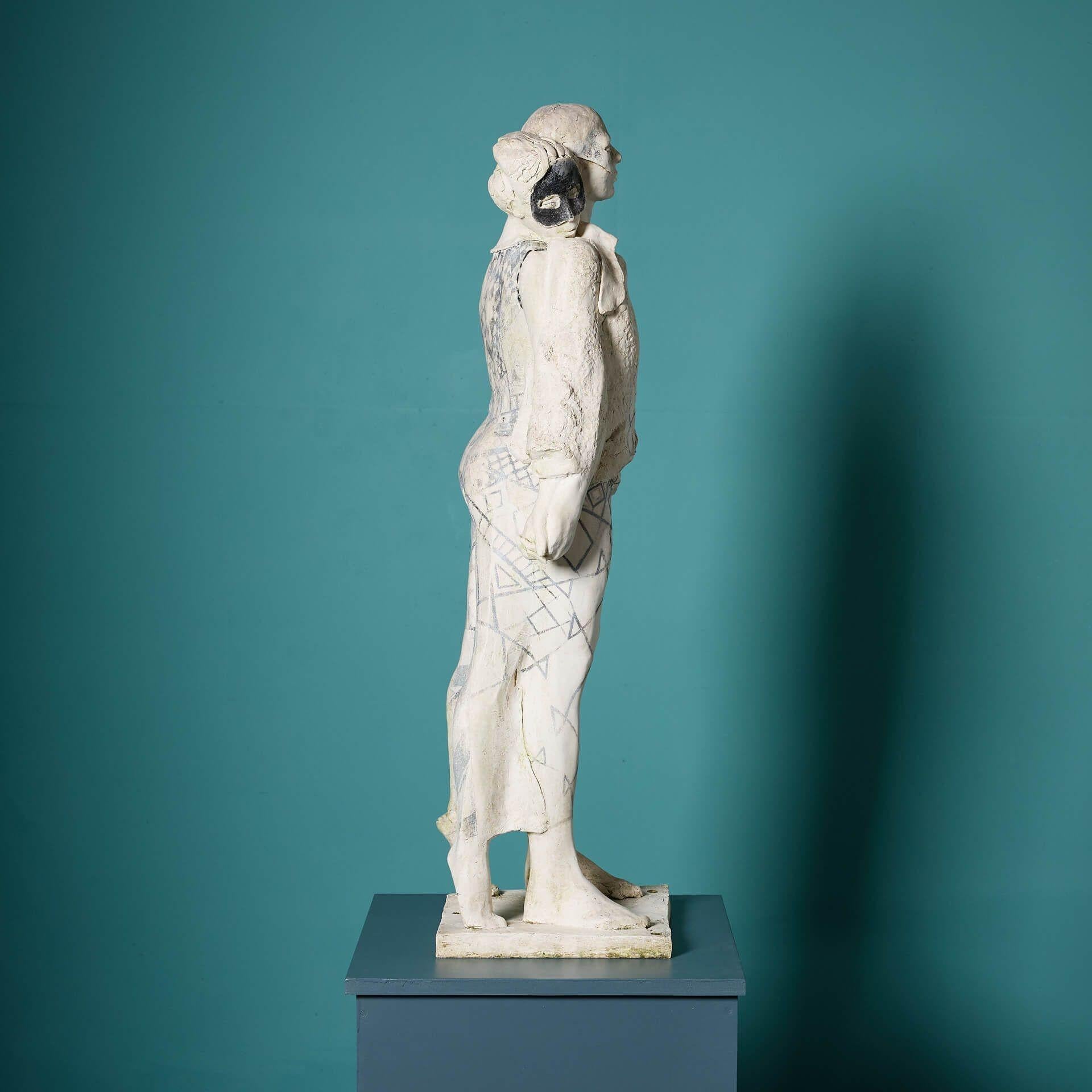 XX secolo John W. Mills (1933-2023) Maquette di scultura dei ballerini di Arlecchino in vendita