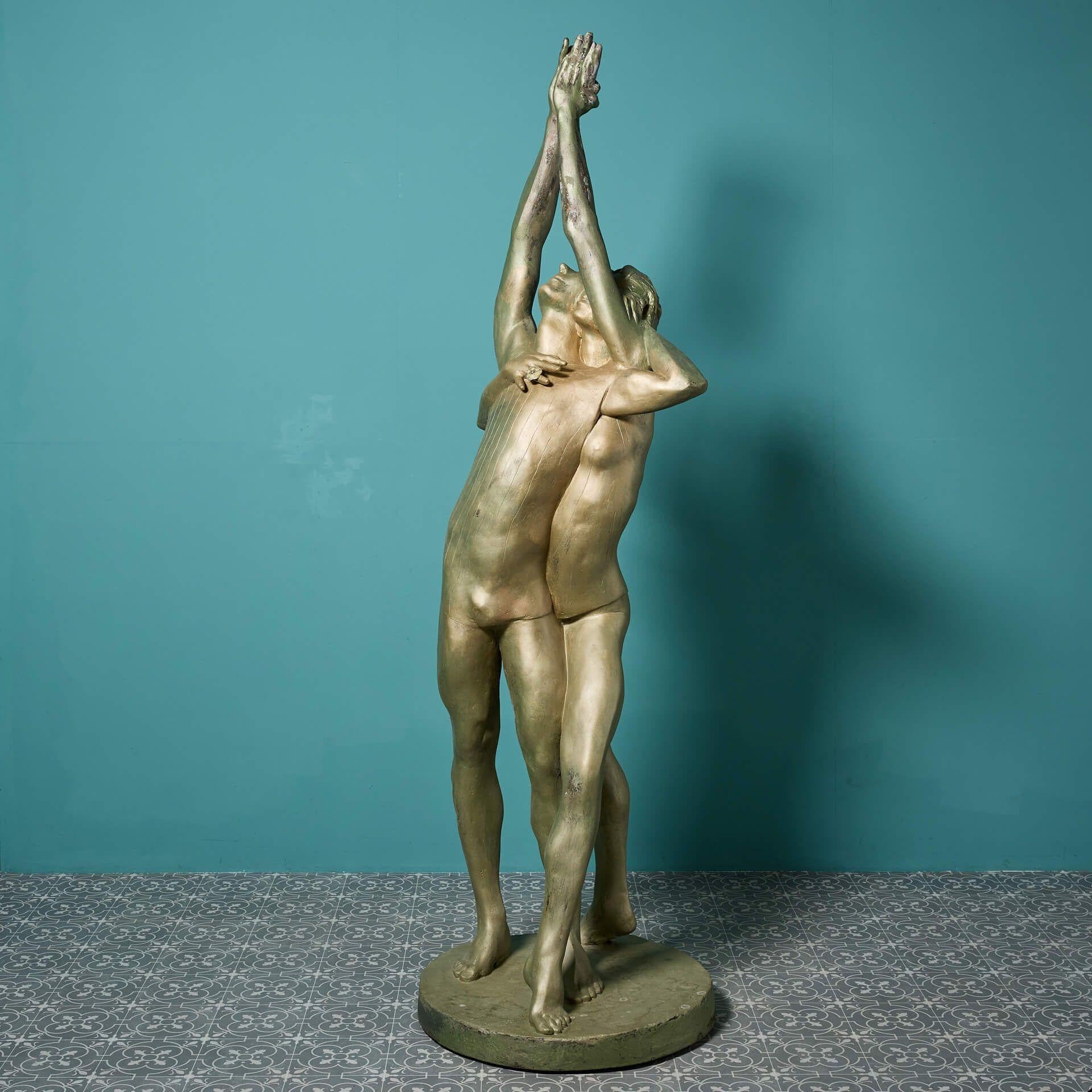 20th Century John W. Mills (1933-2023) Large 'Dancers - Arms Raised’ Sculpture For Sale