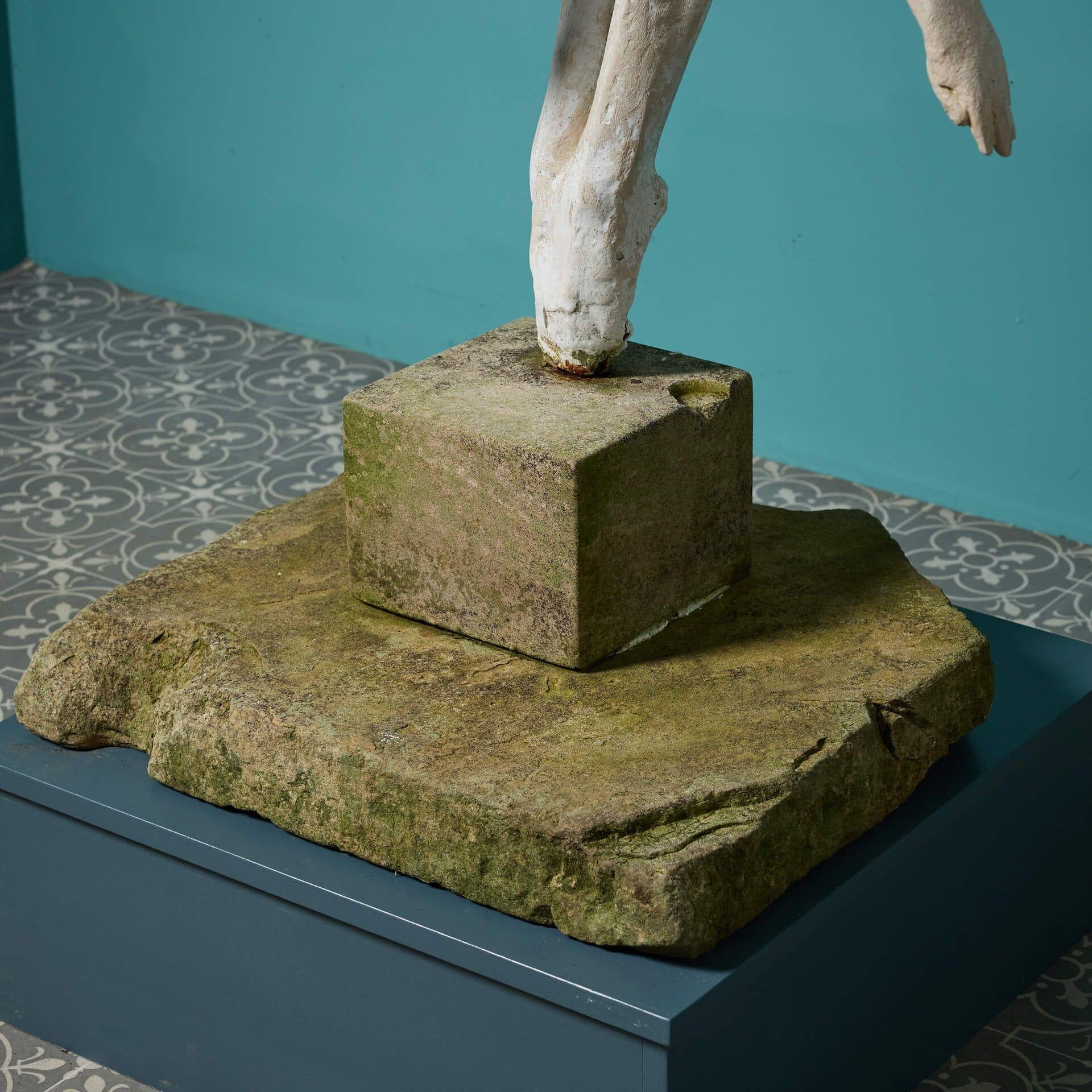 Painted John W. Mills (1933-2023) Large Sculpture titled ‘Preparation & Entry’ For Sale