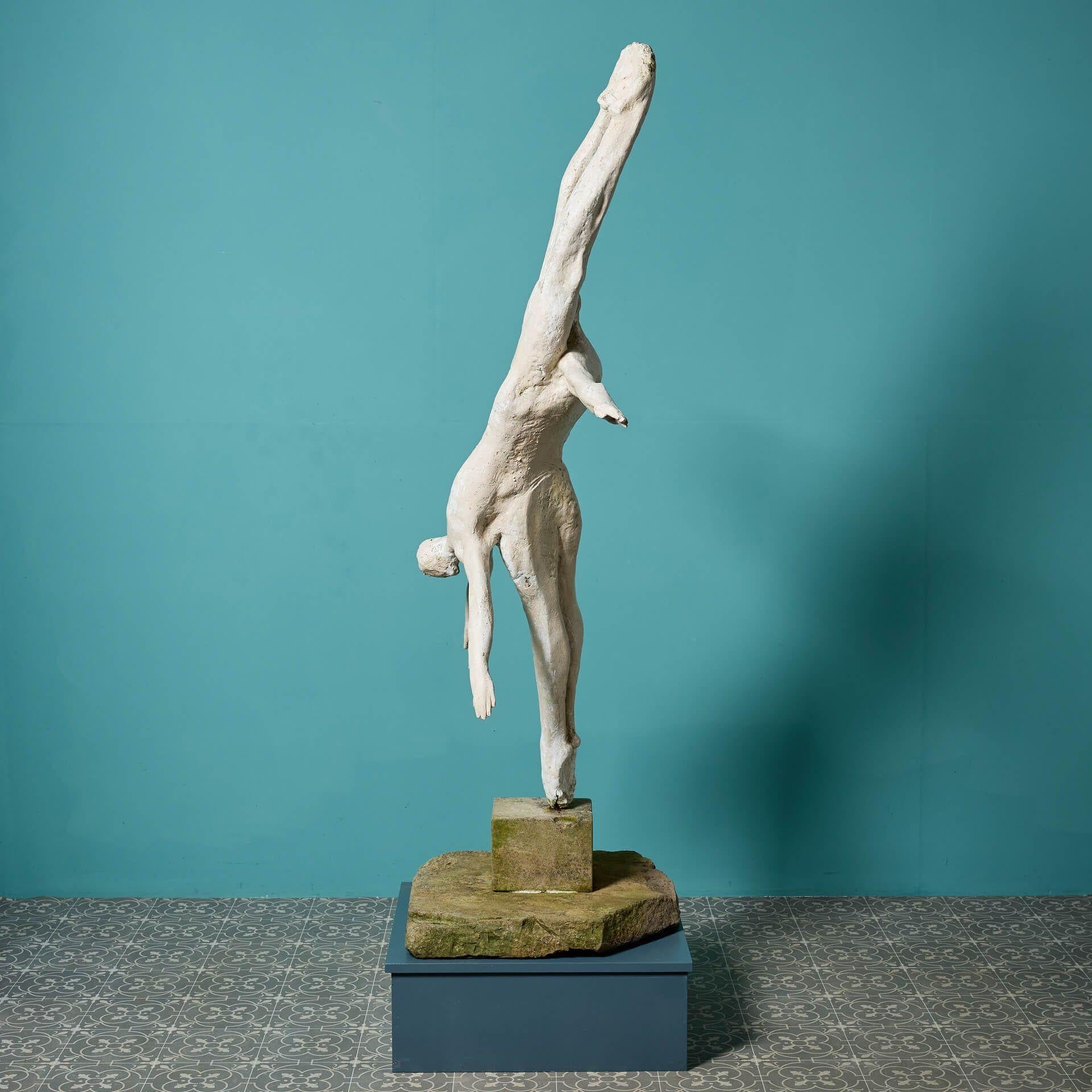 John W. Mills (1933-2023) Large Sculpture titled ‘Preparation & Entry’ In Fair Condition For Sale In Wormelow, Herefordshire