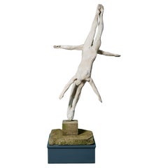 John W. Mills (1933-2023) Großplastik mit dem Titel "Vorbereitung und Eintritt".