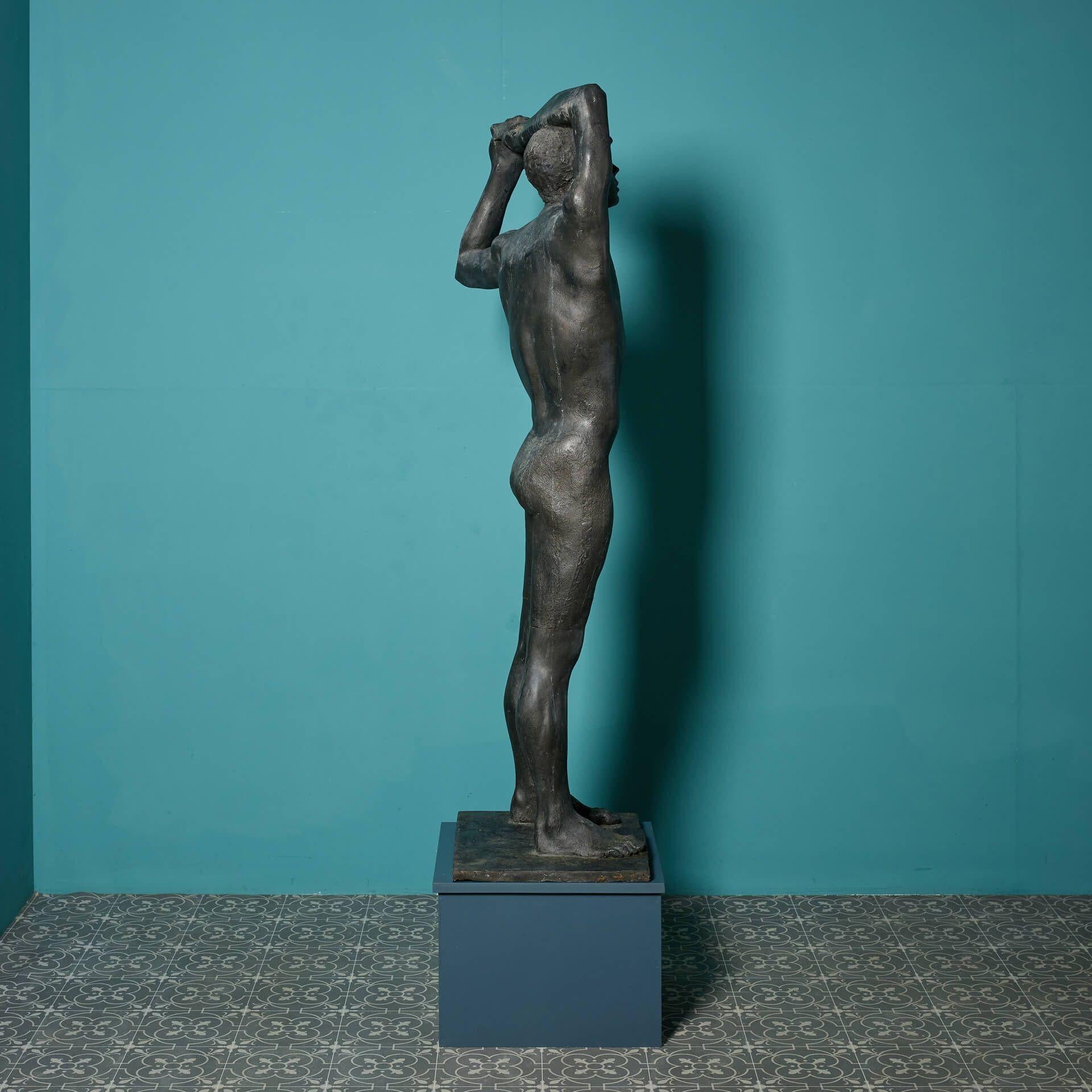Contemporary John W Mills (1933-2023) Large Sculpture Titled ‘Warming Up' For Sale