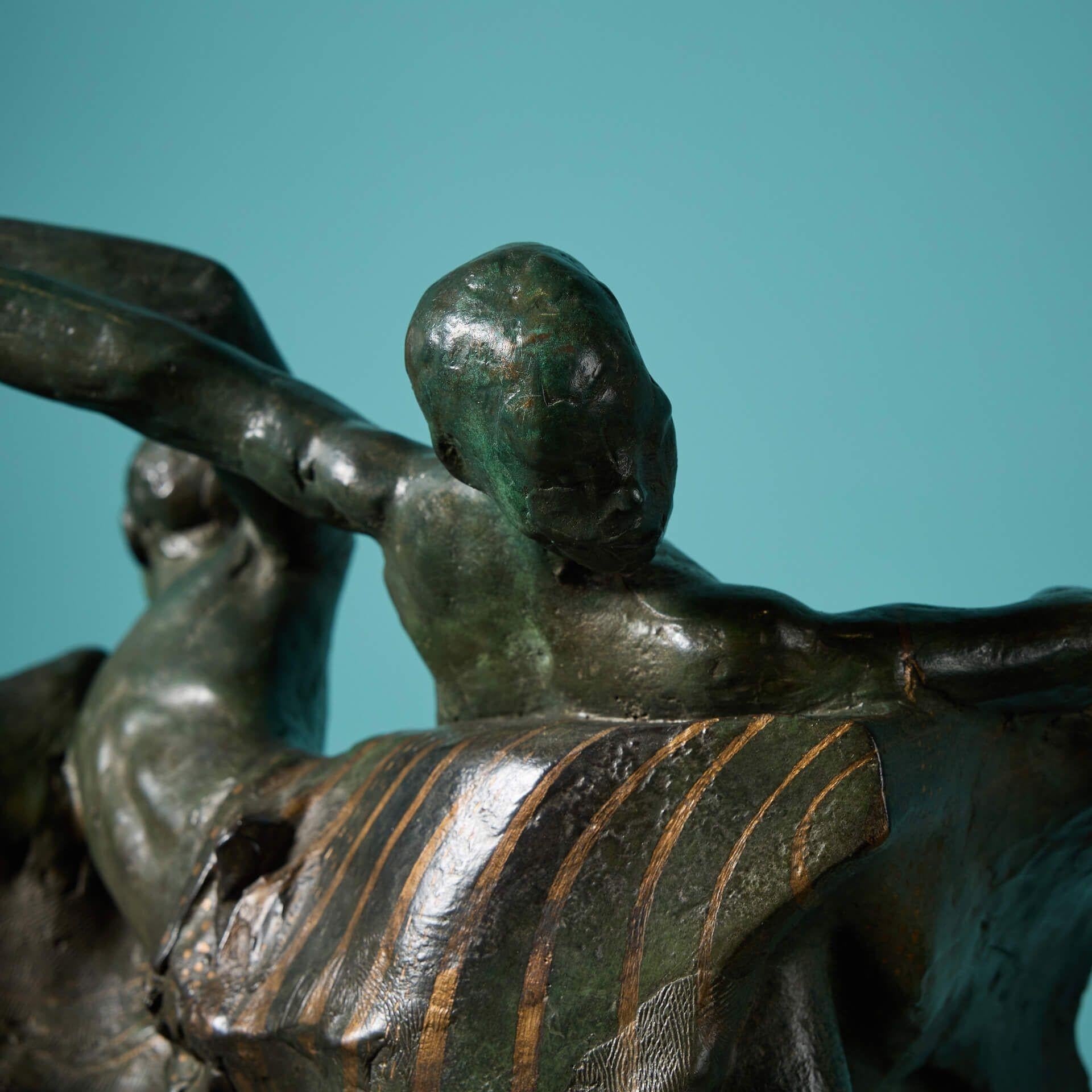 English John W. Mills (1933-2023) Large 'The Three Kings II' Bronze Sculpture For Sale