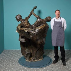 John W. Mills (1933-2023) Lifesize ‘The Three Kings’ Bronze & Signed Print