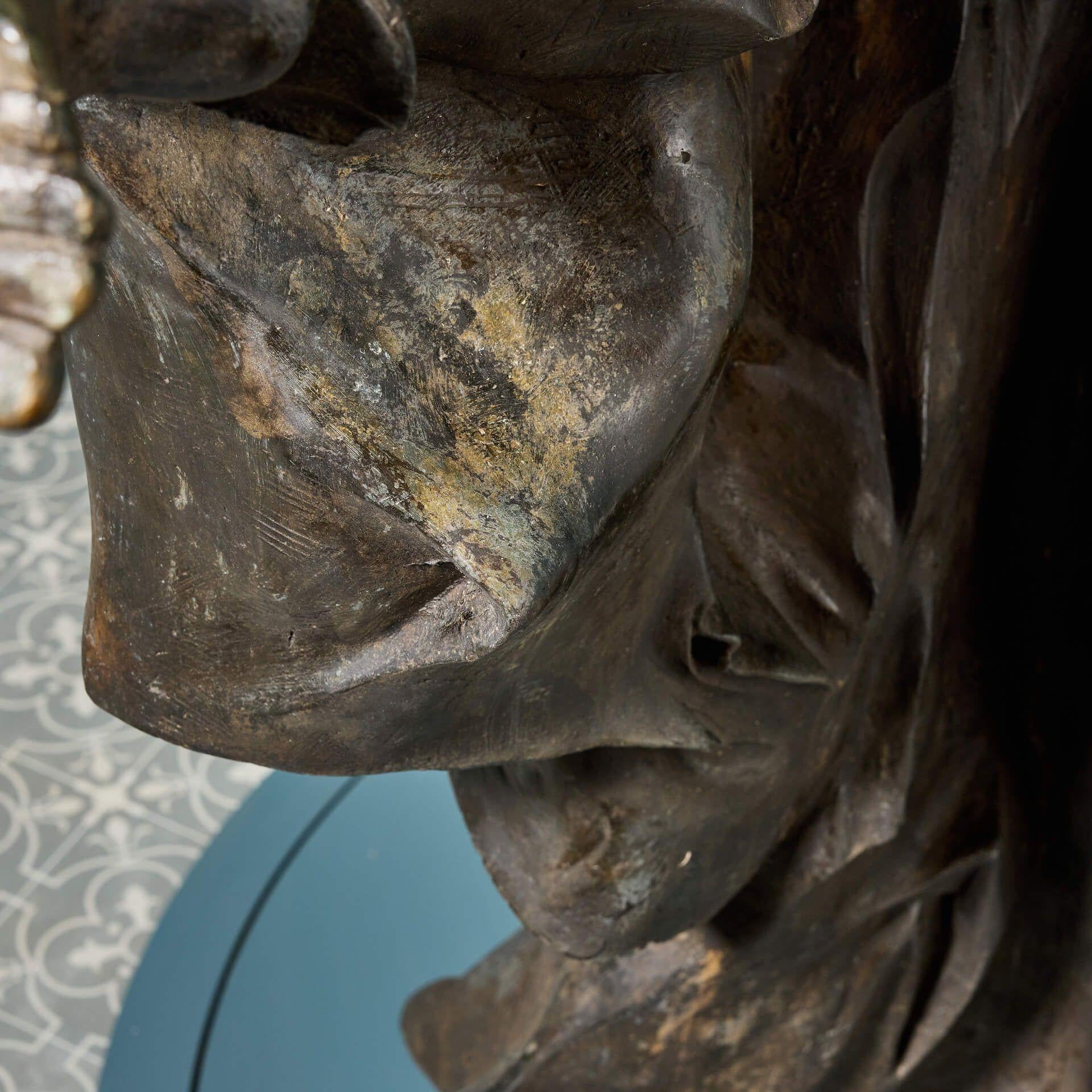 Métal John W. Mills (1933-2023) Bronze grandeur nature 