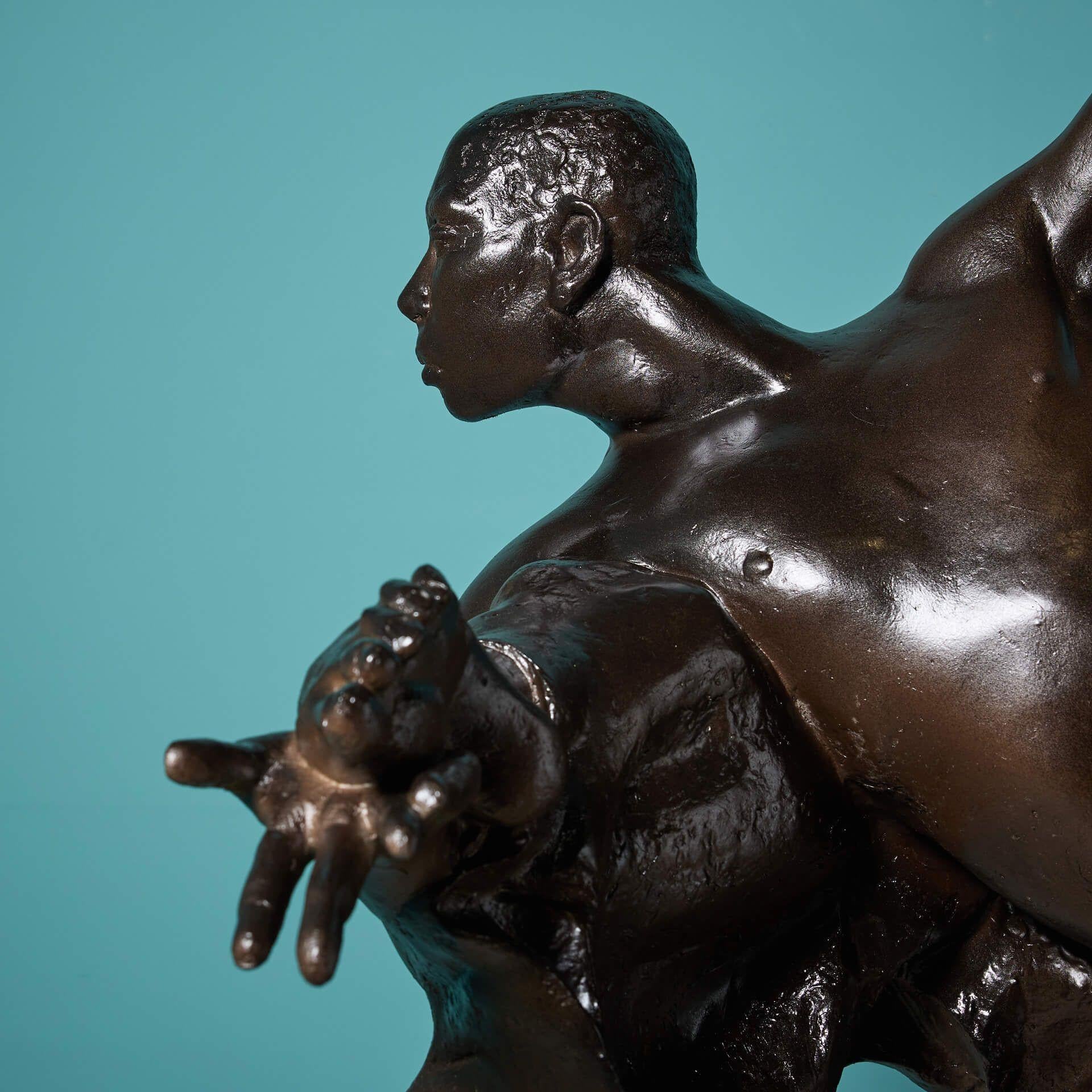 Mid-Century Modern John W. Mills (1933-2023) Lifesize 'The Three Kings’ Statue For Sale
