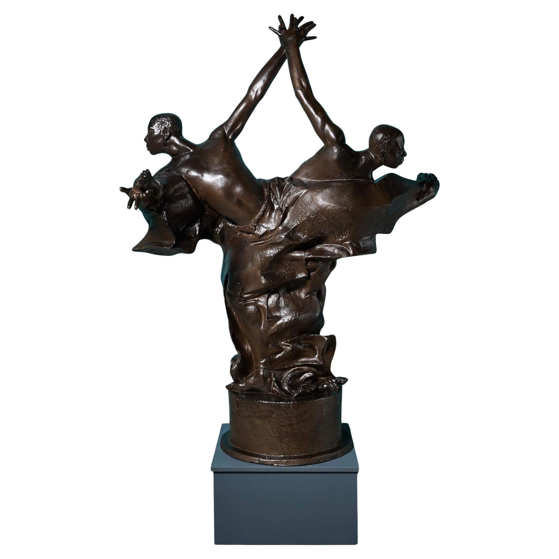 John W. Mills (1933-2023) Lifesize 'The Three Kings’ Statue For Sale