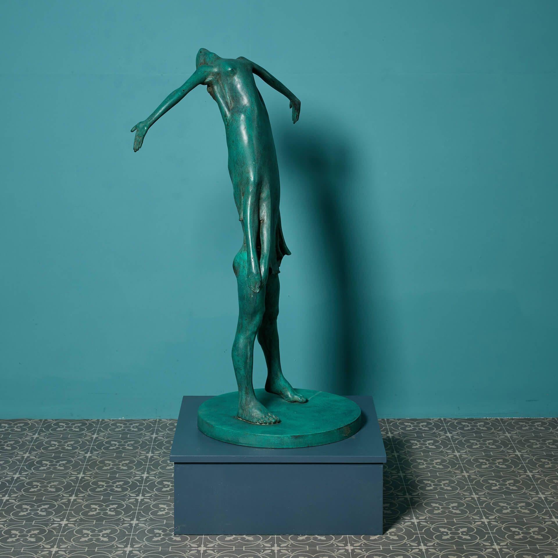 John W. Mills (1933-2023) Patinated Maquette Sculpture of 'Dancers' For Sale 6