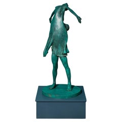 John W. Mills (1933-2023) Patinated Maquette Sculpture of 'Dancers'