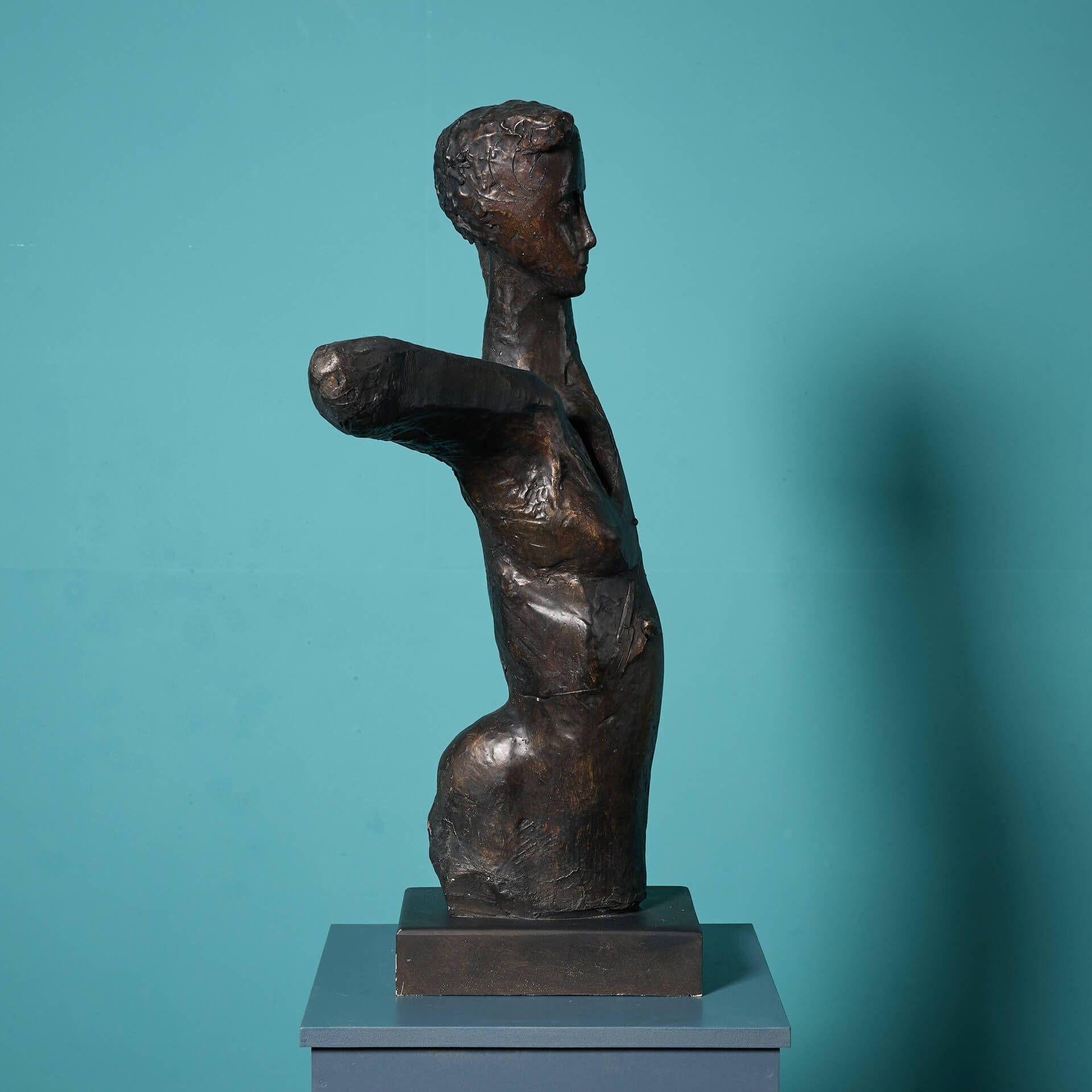 John W. Mills (1933-2023) Scultura patinata di nudo femminile In condizioni discrete in vendita a Wormelow, Herefordshire