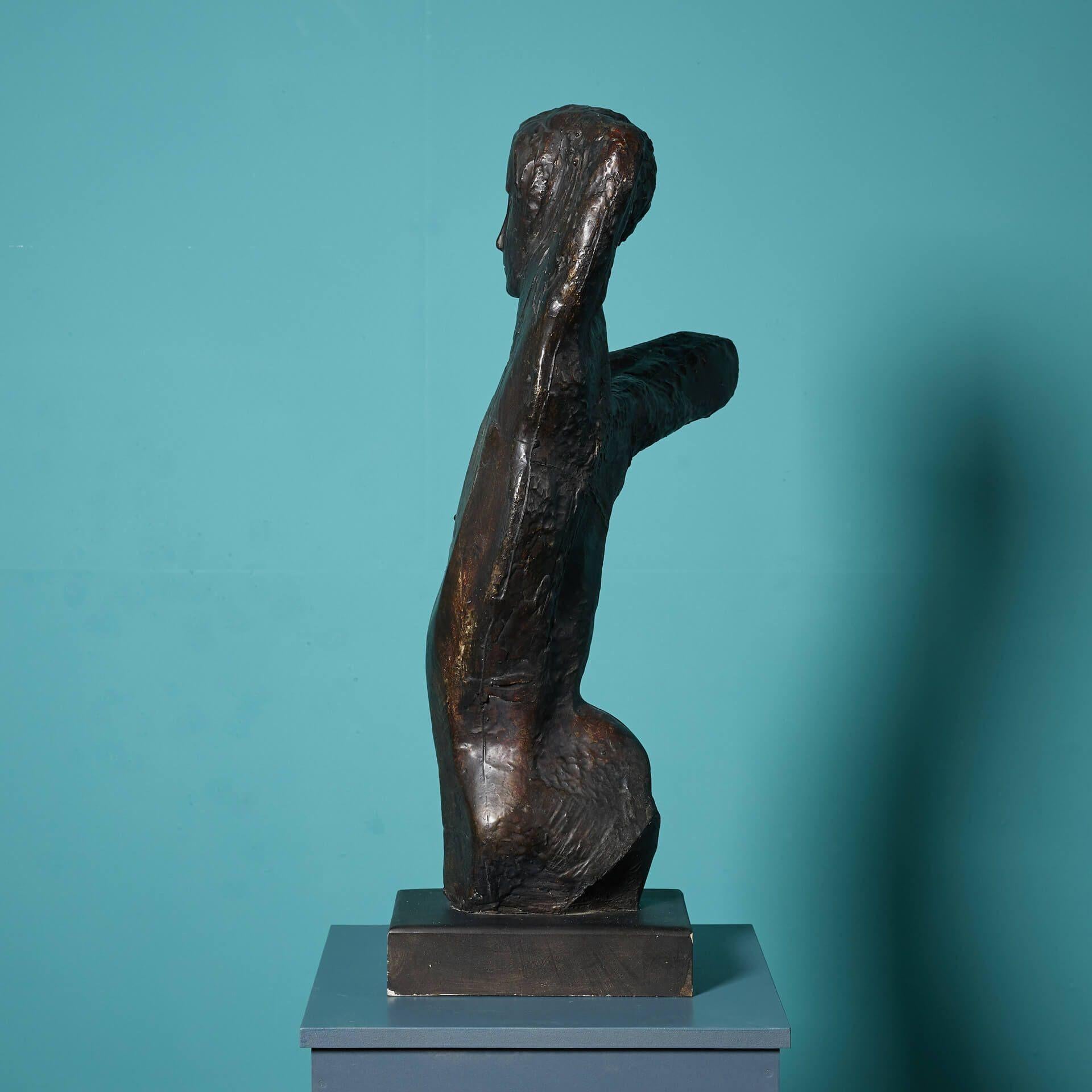 Resina John W. Mills (1933-2023) Scultura patinata di nudo femminile in vendita