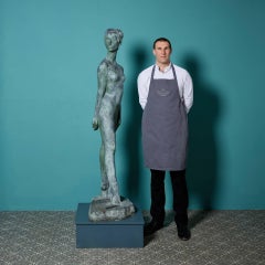 John W. Mills (1933-2023) Sculpture "Femme debout".