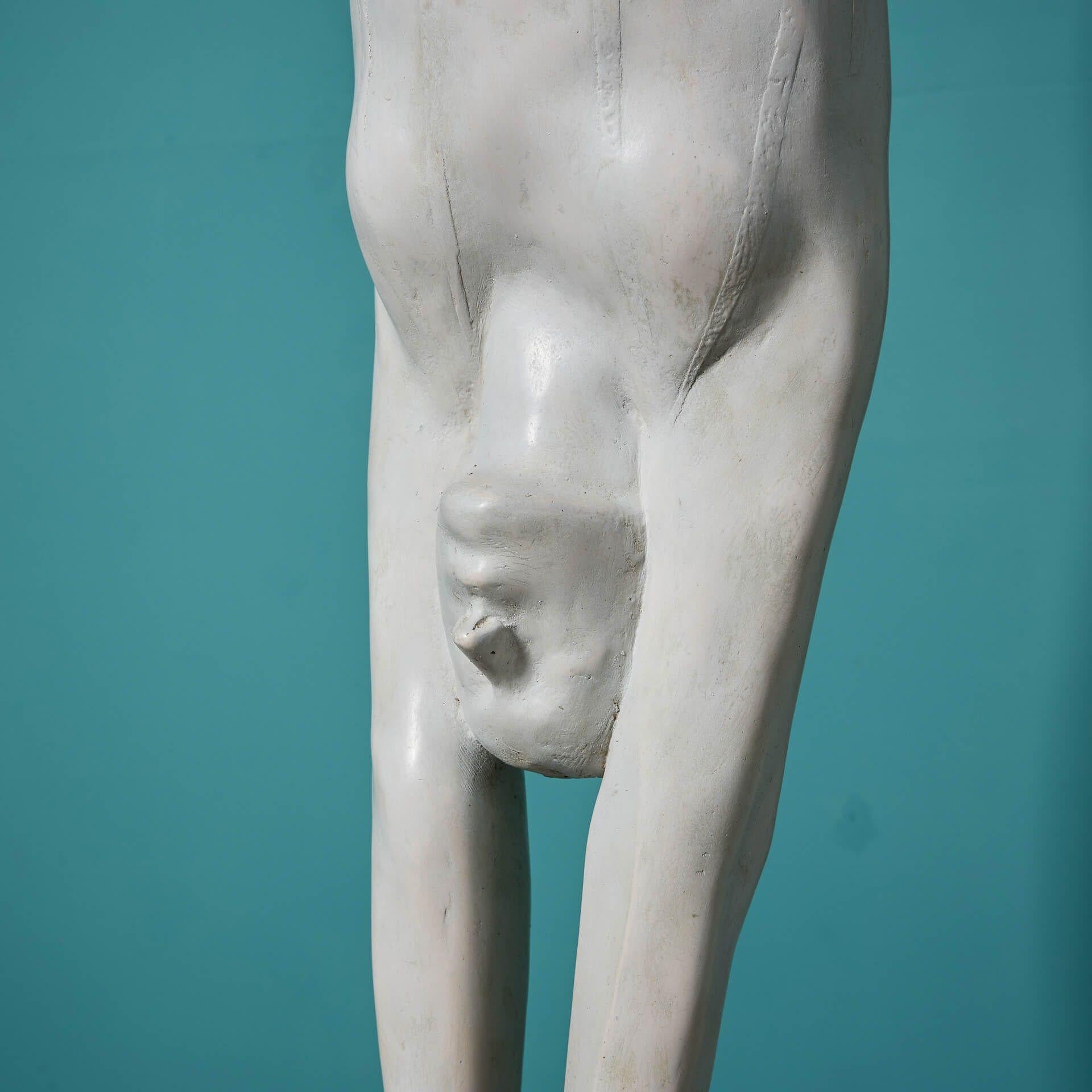 Mid-Century moderno John W. Mills (1933-2023) Scultura di un sommozzatore 