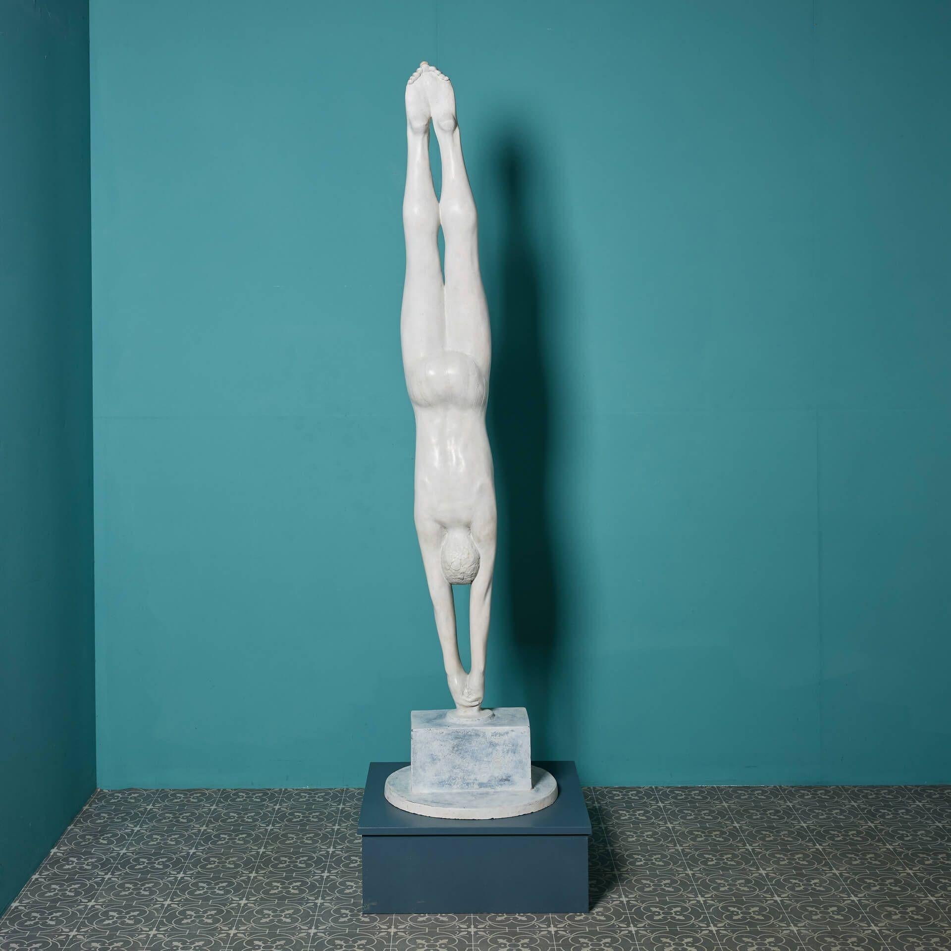 John W. Mills (1933-2023) Scultura di un sommozzatore 