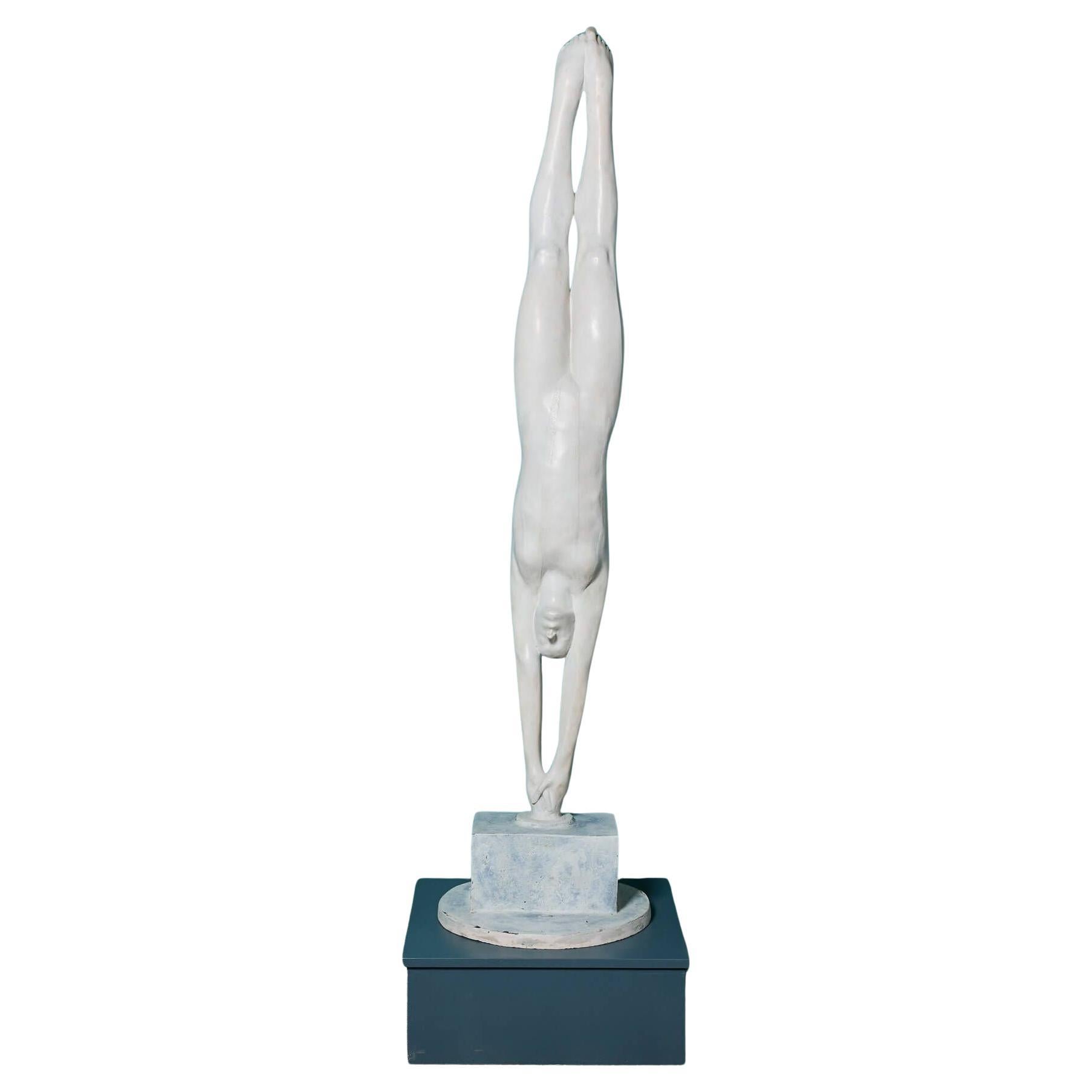 John W. Mills (1933-2023) Scultura di un sommozzatore "a ingresso singolo