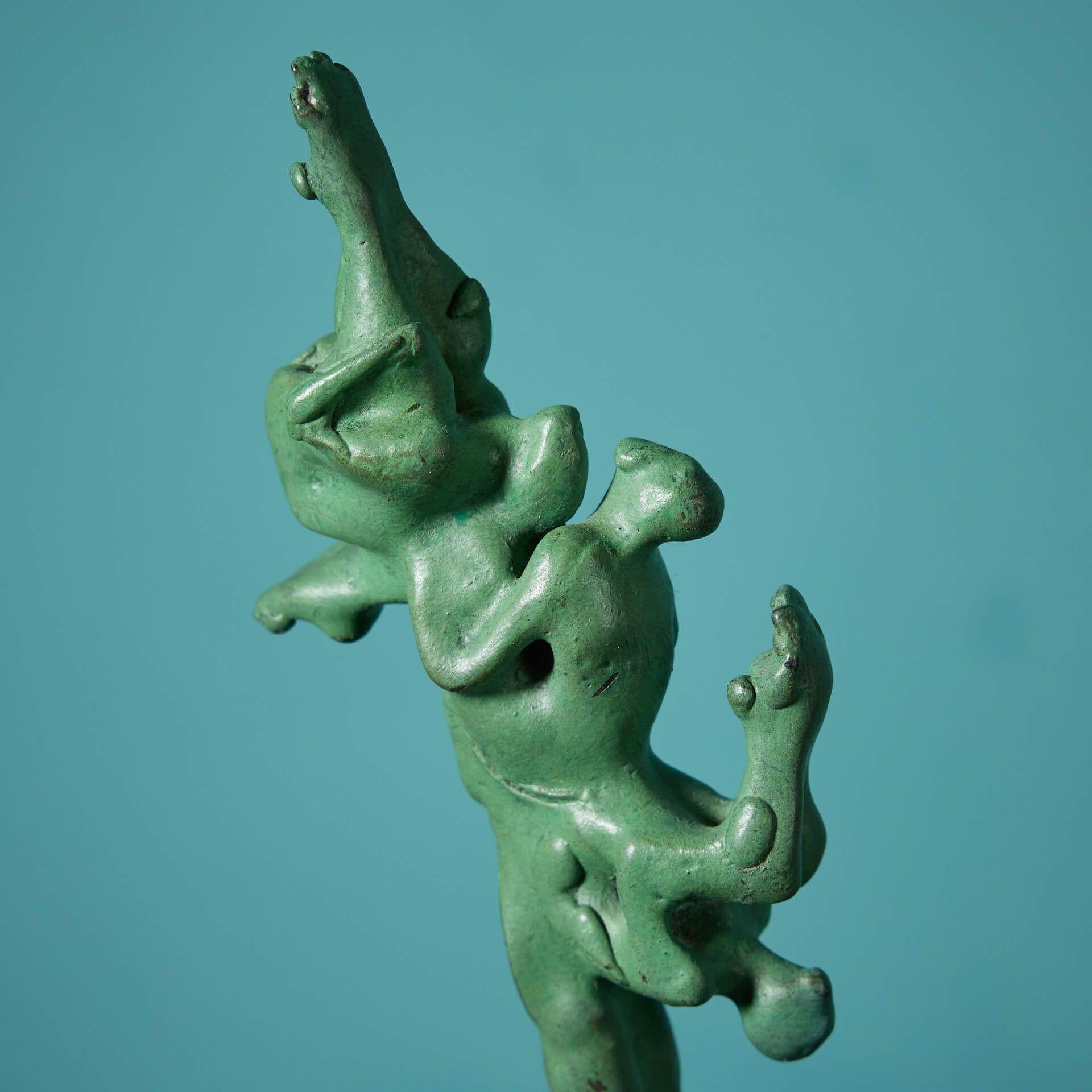 Mid-Century moderno John W. Mills (1933-2023) 'Somersault & Entry #1' Scultura subacquea in bronzo in vendita