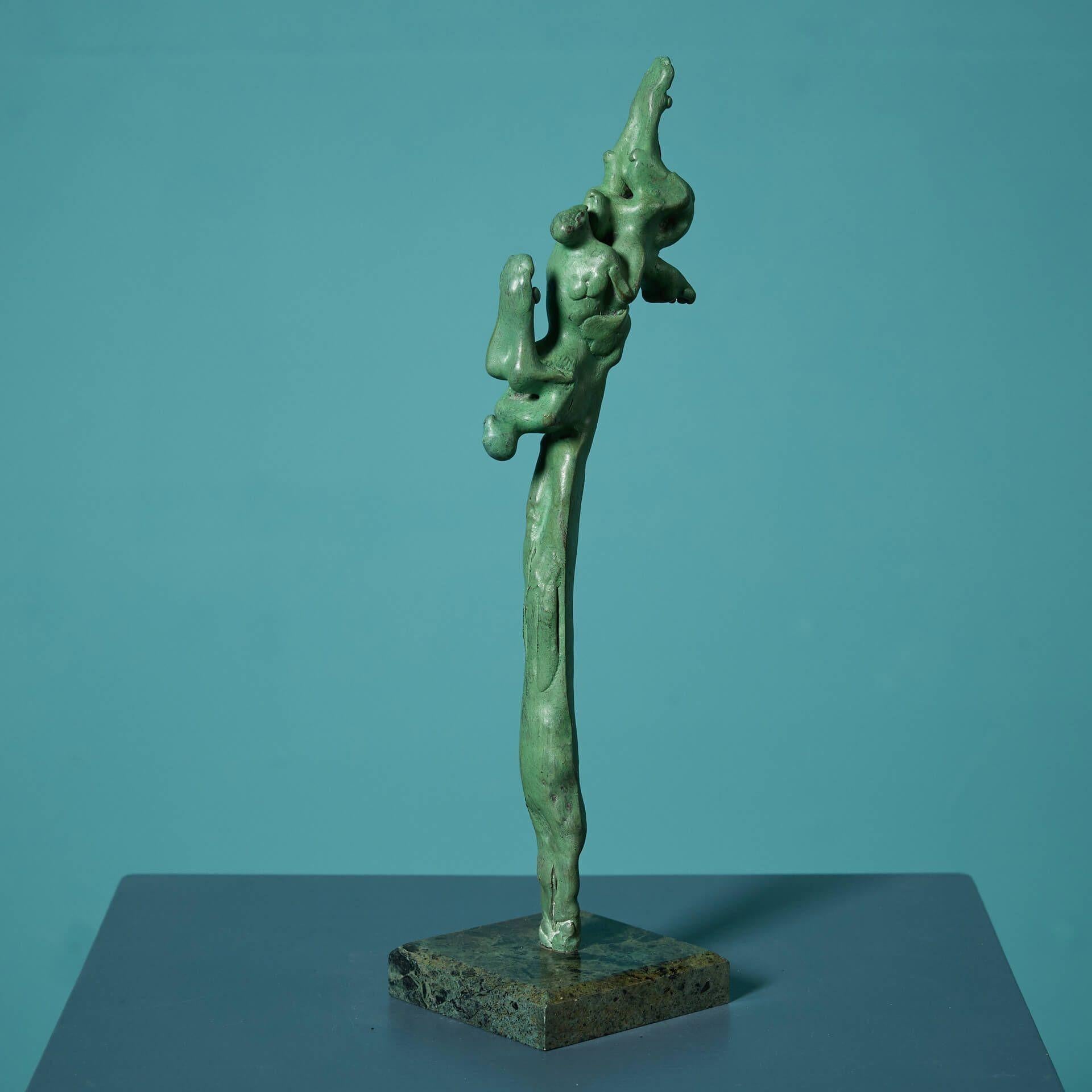 XX secolo John W. Mills (1933-2023) 'Somersault & Entry #1' Scultura subacquea in bronzo in vendita