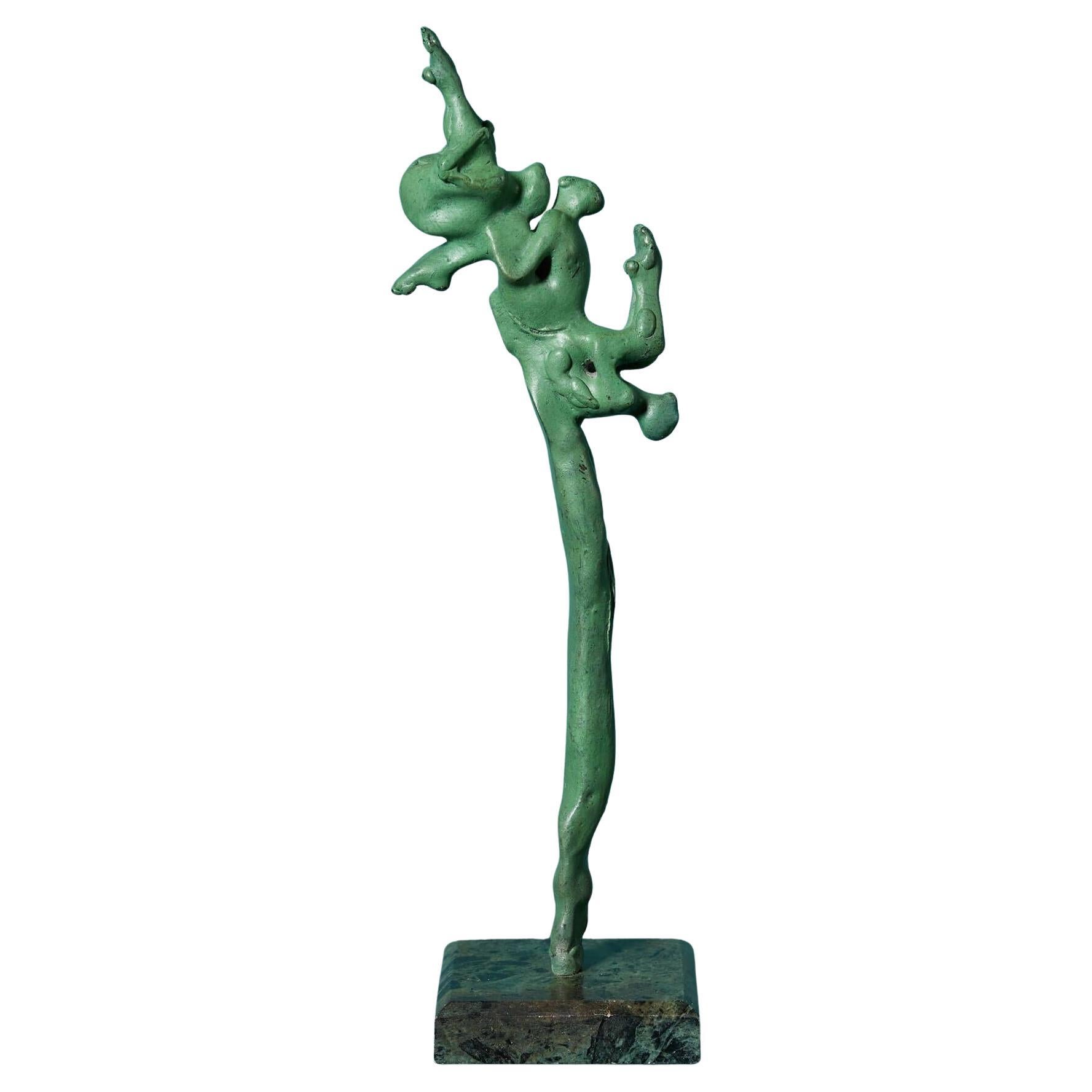 John W. Mills (1933-2023) 'Somersault & Entry #1' Scultura subacquea in bronzo