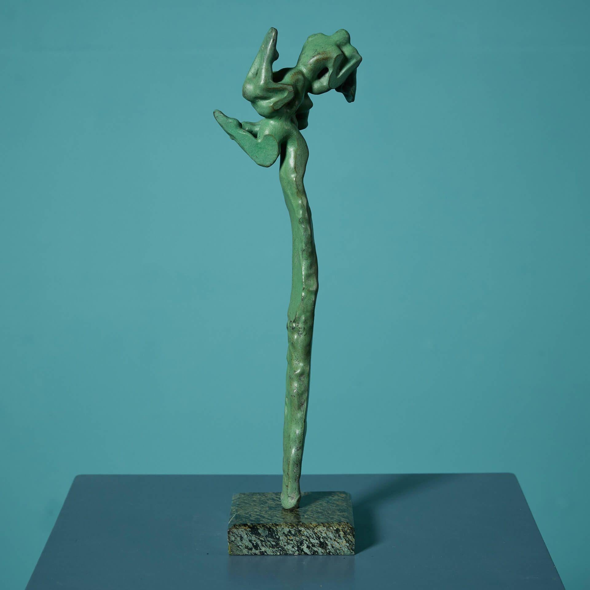 Mid-Century moderno John W. Mills (1933-2023) Scultura subacquea in bronzo 