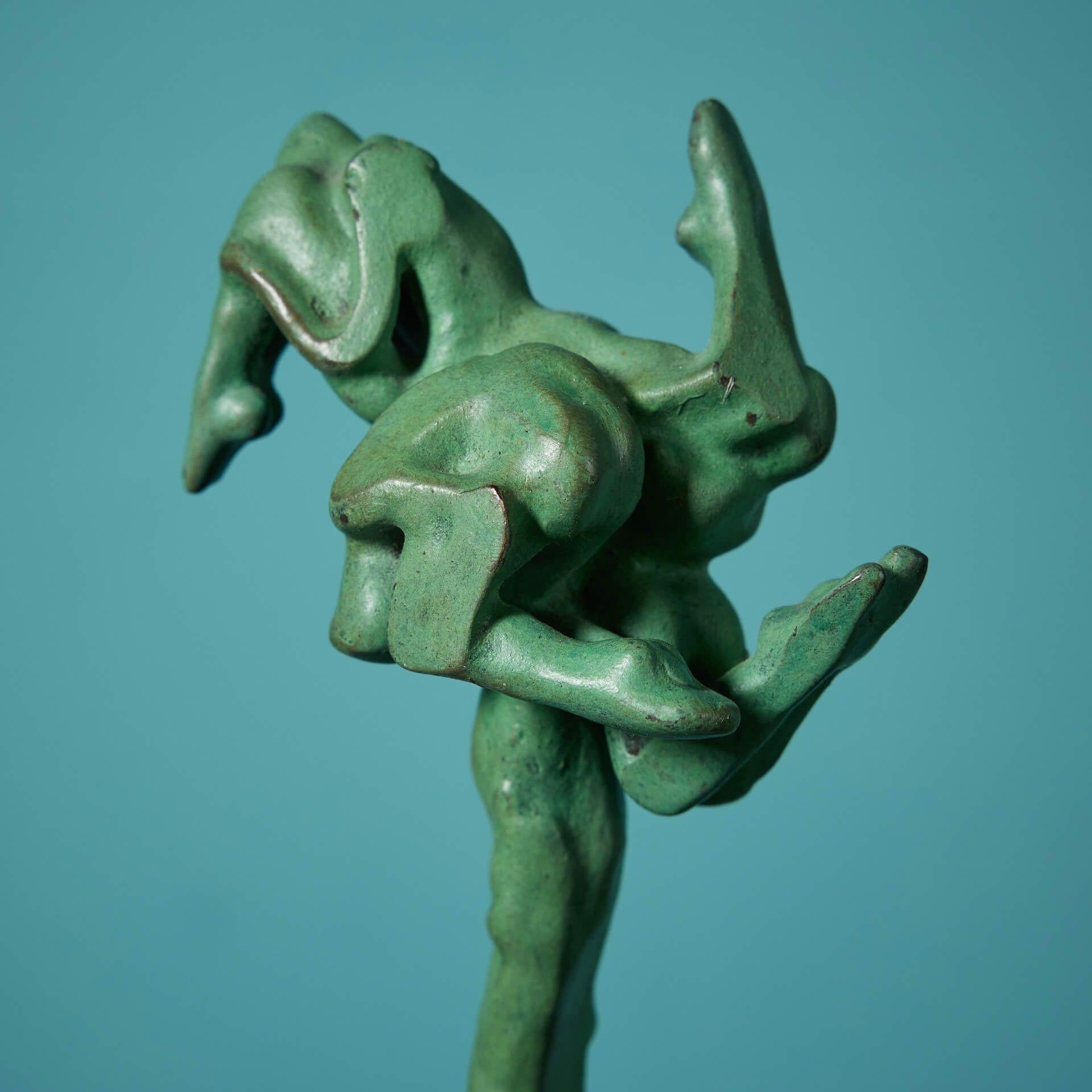 John W. Mills (1933-2023) Scultura subacquea in bronzo 