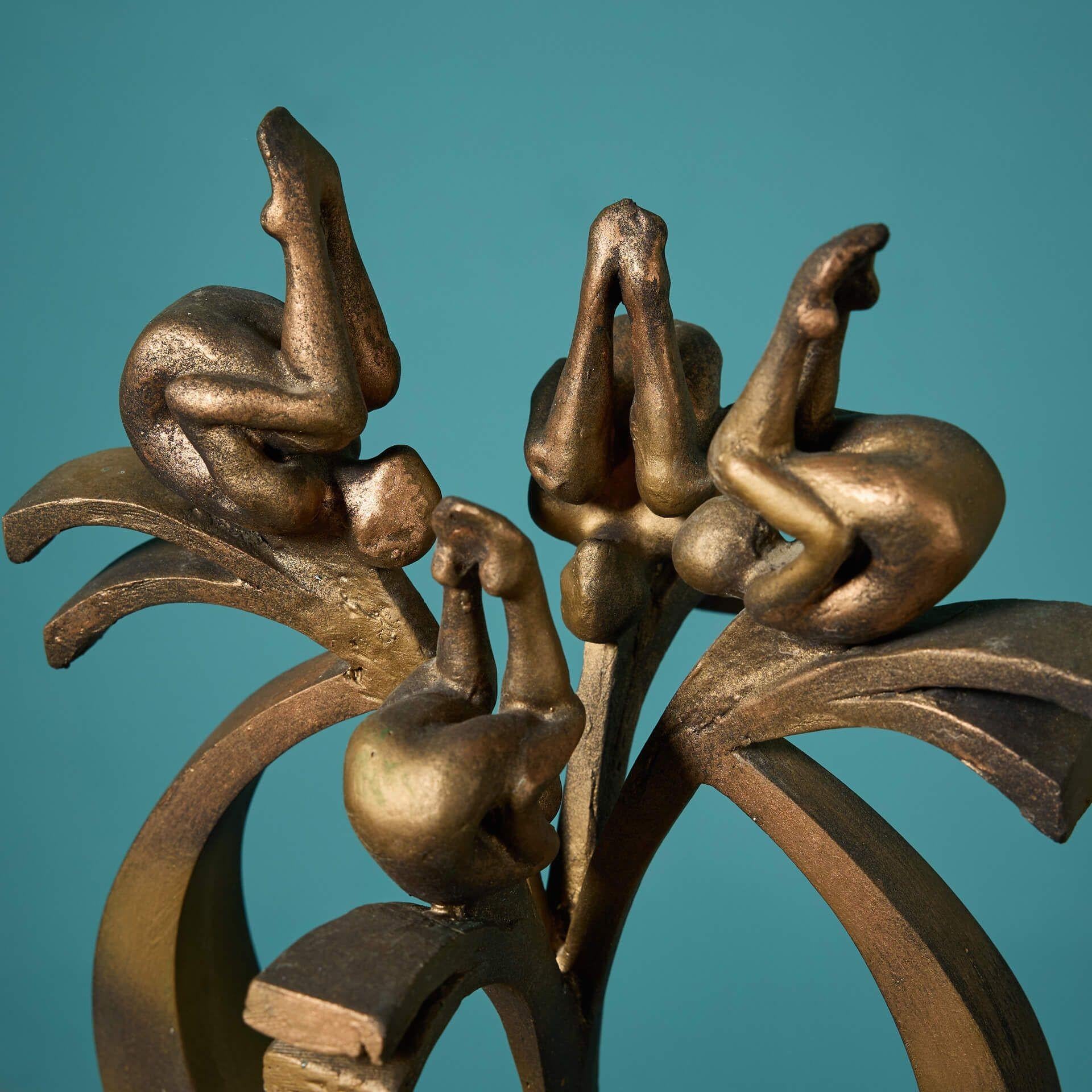 John W. Mills (1933-2023) Escultura de buzos sincronizados Moderno de mediados de siglo en venta