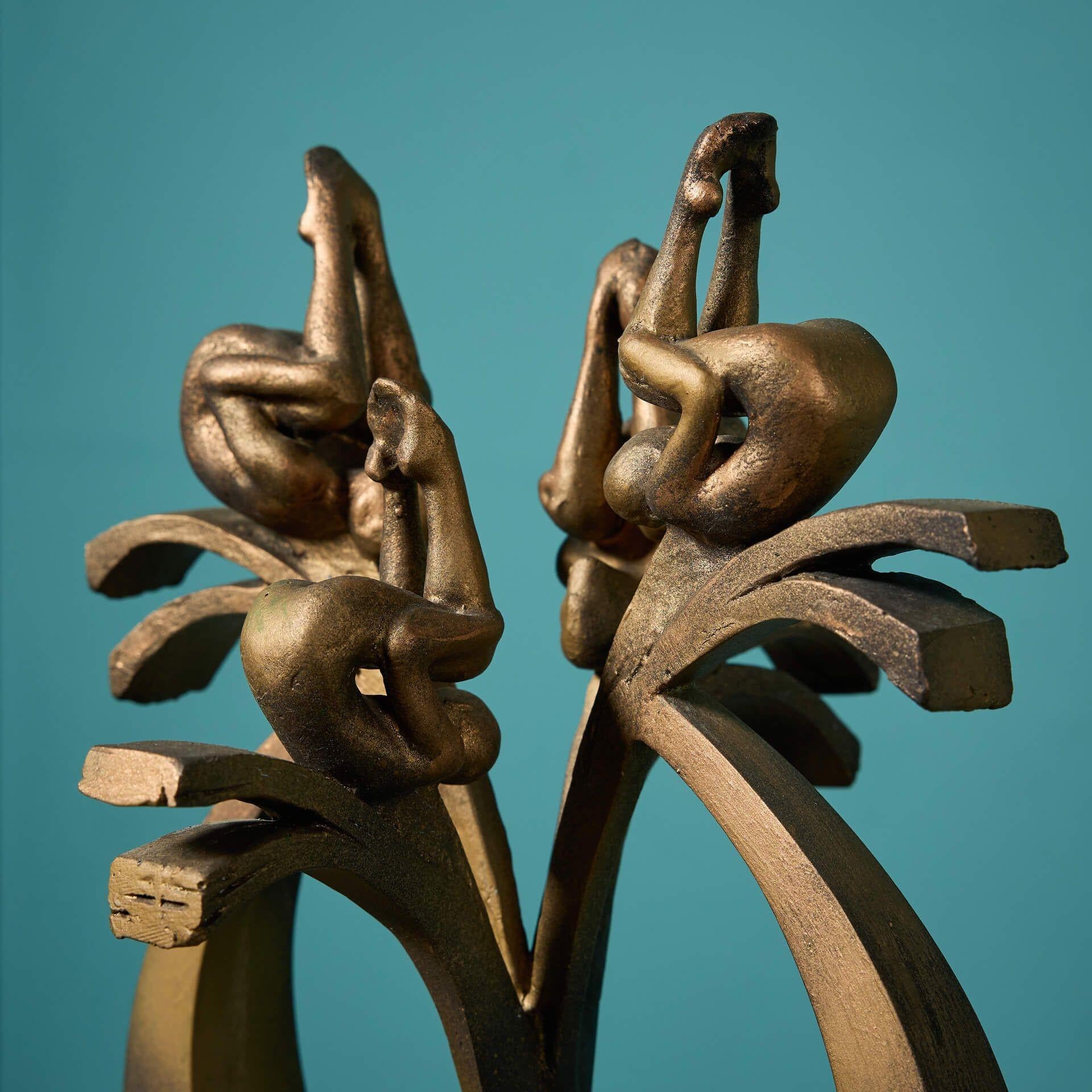 John W. Mills (1933-2023) Escultura de buzos sincronizados Inglés en venta