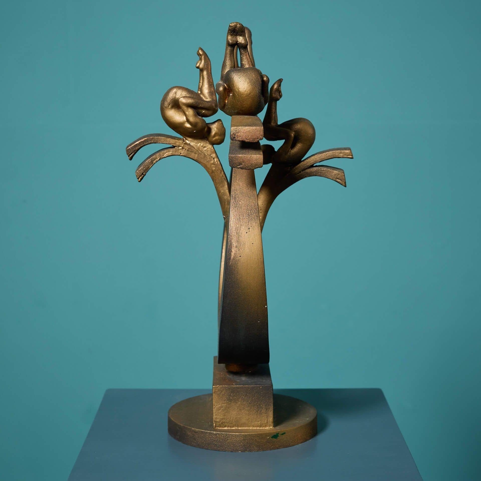 John W. Mills (1933-2023) Escultura de buzos sincronizados Siglo XXI y contemporáneo en venta
