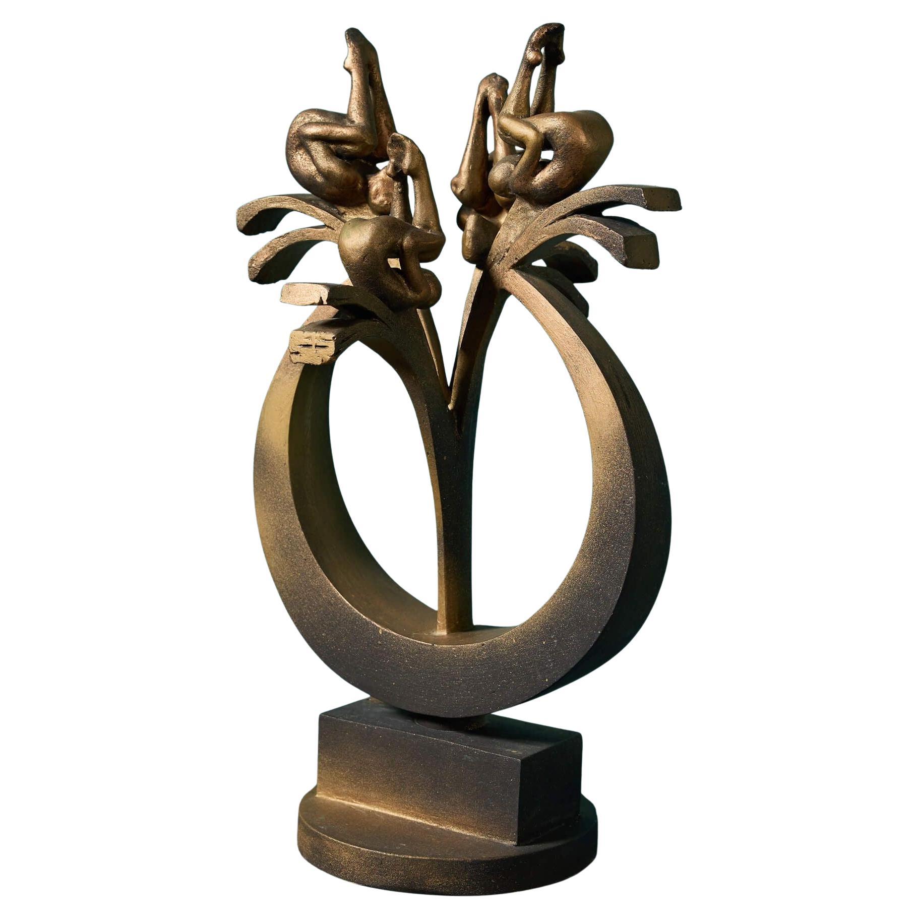 John W. Mills (1933-2023) Synchronised Divers Sculpture