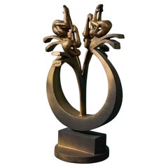 John W. Mills (1933-2023) Synchronised Divers Sculpture