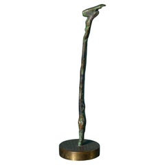 John W. Mills (1933-2023) Scultura unica in bronzo di un sommozzatore