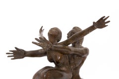 Bob Fosse - Bronze, Sculpture, Ballet Dancers, Art Deco, Marble Plinth, 20th C.