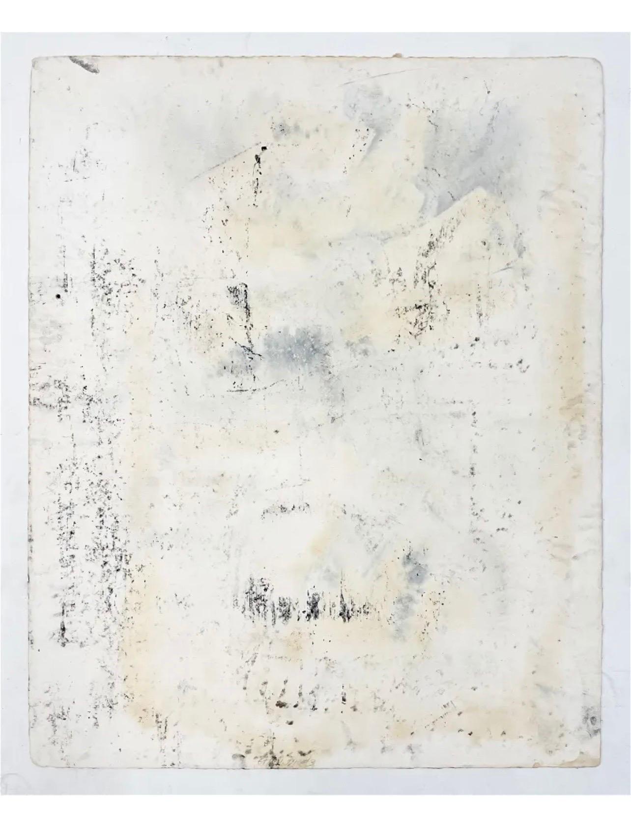 Large 3D Cast Paper Abstract Oil Monoprint Unique Monotype Painting John Walker For Sale 14