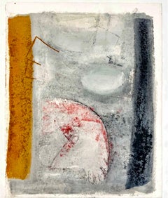 Large 3D Cast Paper Abstract Oil Monoprint Unique Monotype Painting John Walker