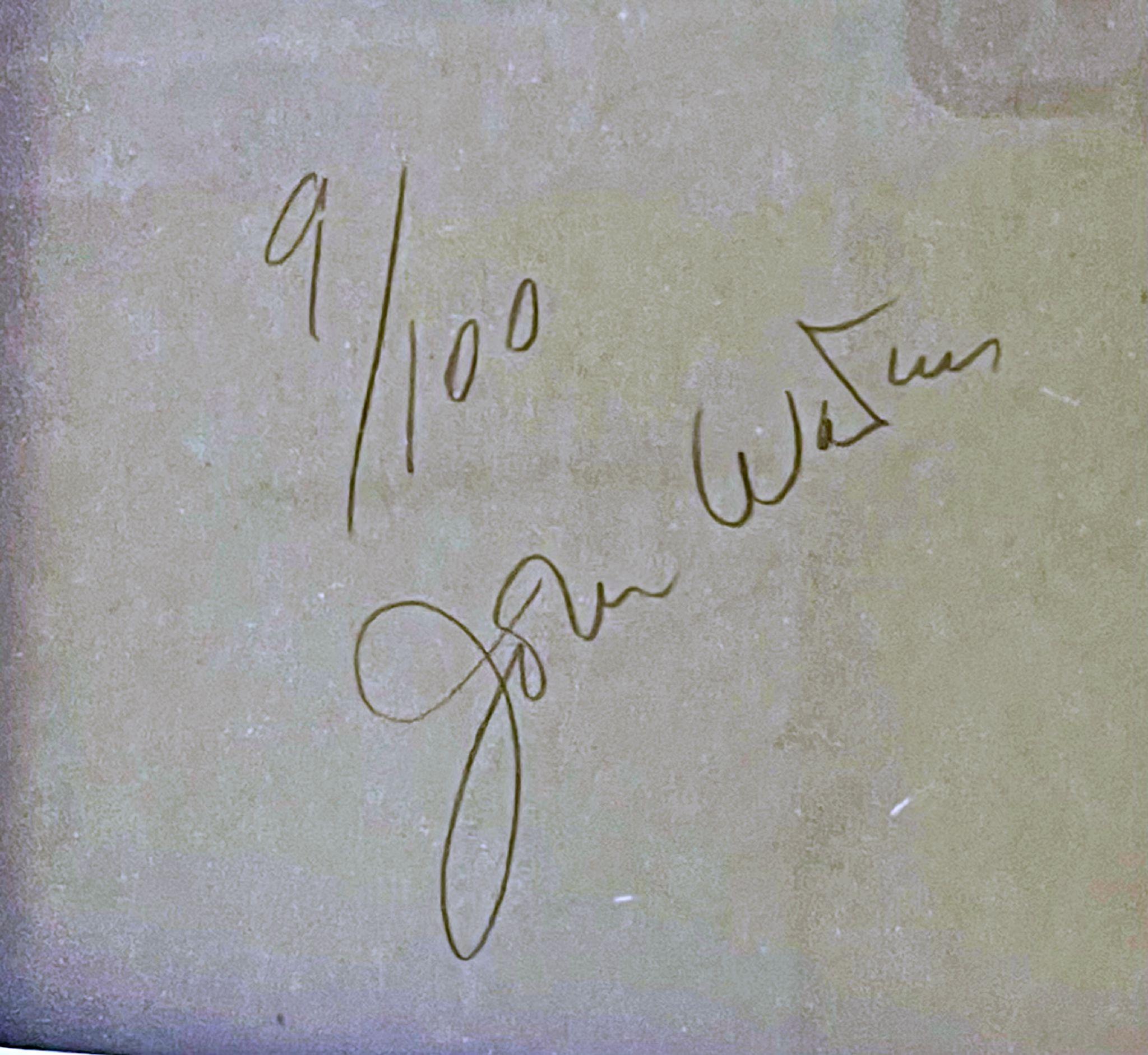 Visit Marfa, the Jonestown of Minimalism, print, hand signed/n by John Waters For Sale 3