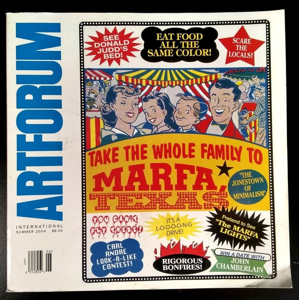 Visit Marfa, the Jonestown of Minimalism, print, hand signed/n by John Waters For Sale 5