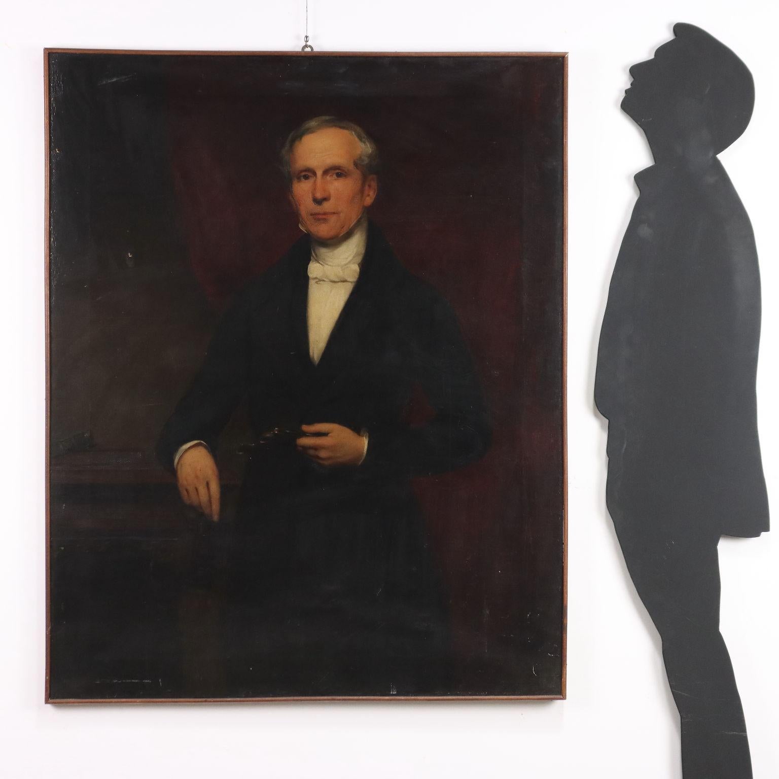 Ritratto di Lord Wood of Inchyra XIX century - Painting di John Watson Gordon