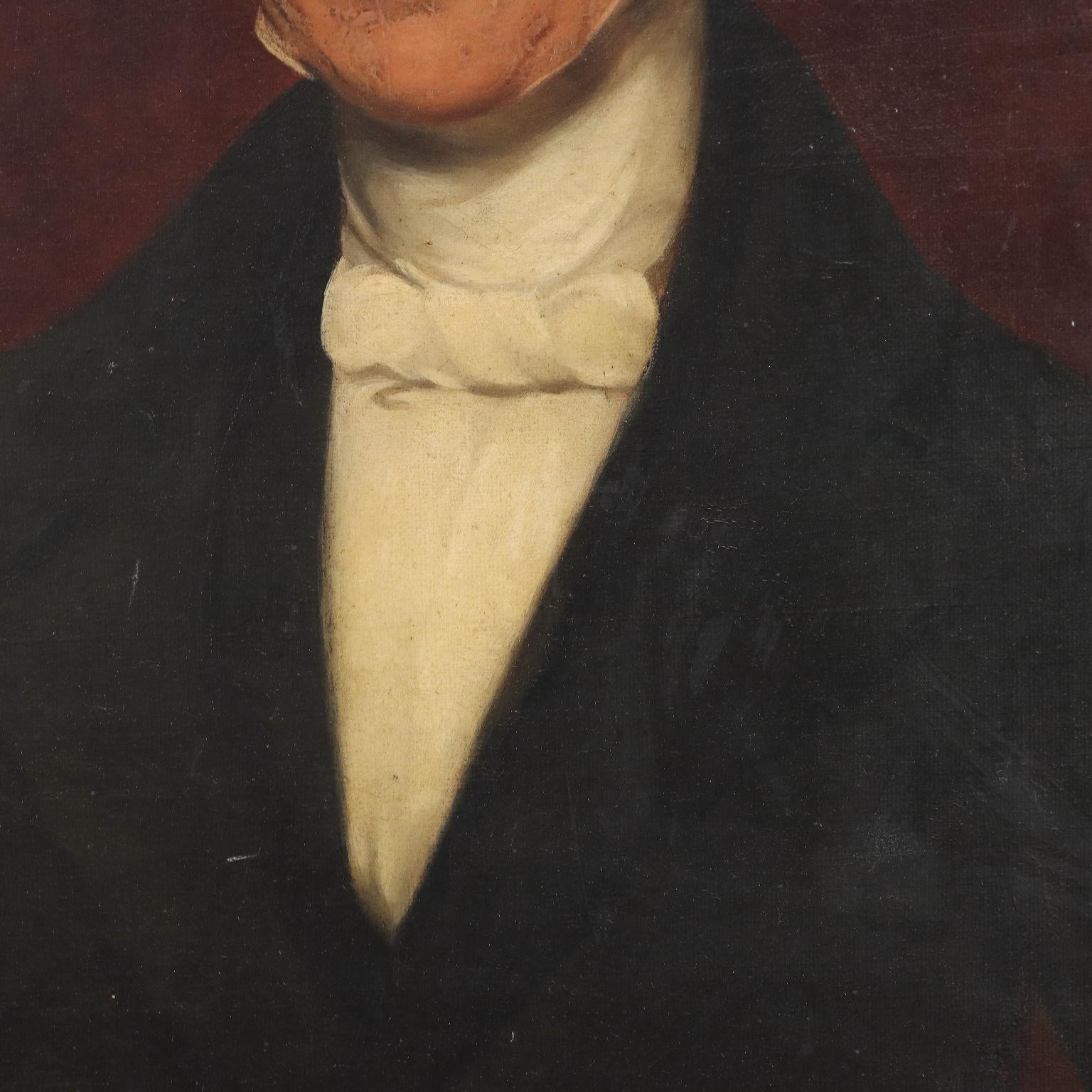 Olio su tela. Al retro è presente cartiglio con attribuzione e titolo dell'opera.
Sir John Watson Gordon si affermò come ritrattista, realizzando nella sua vita i ritratti di moltissimi personaggi inglesi illustri, e divenendo anche pittore di